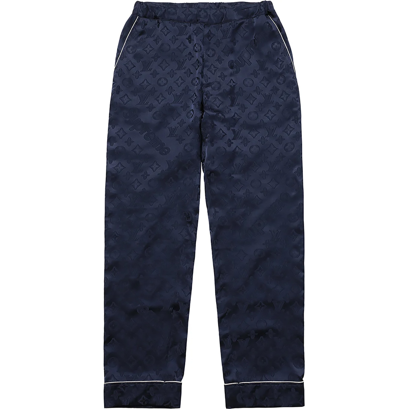 Louis Vuitton/Supreme Jacquard Silk Pajama Pant