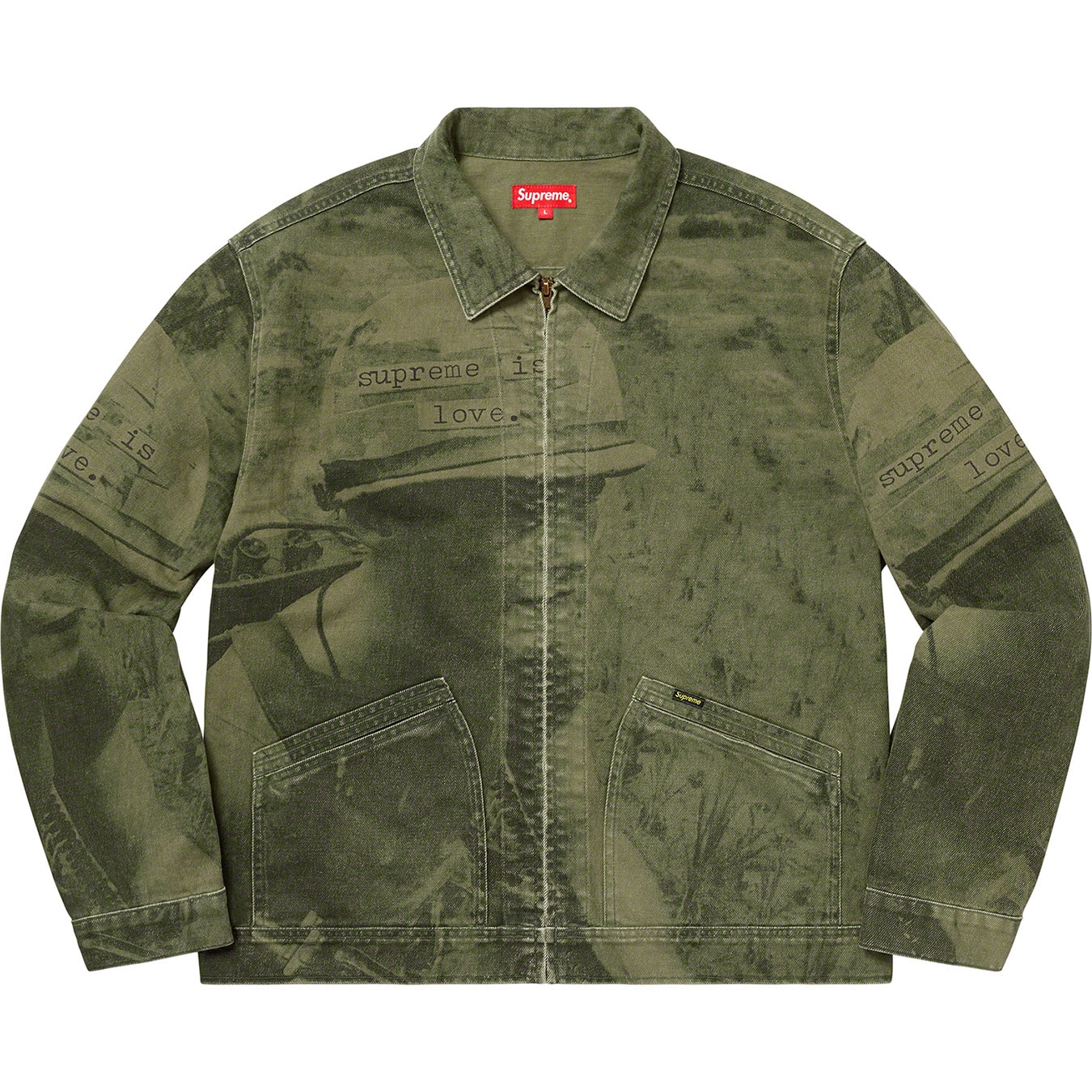 Supreme Is Love Denim Work Jacket | Supreme 19fw