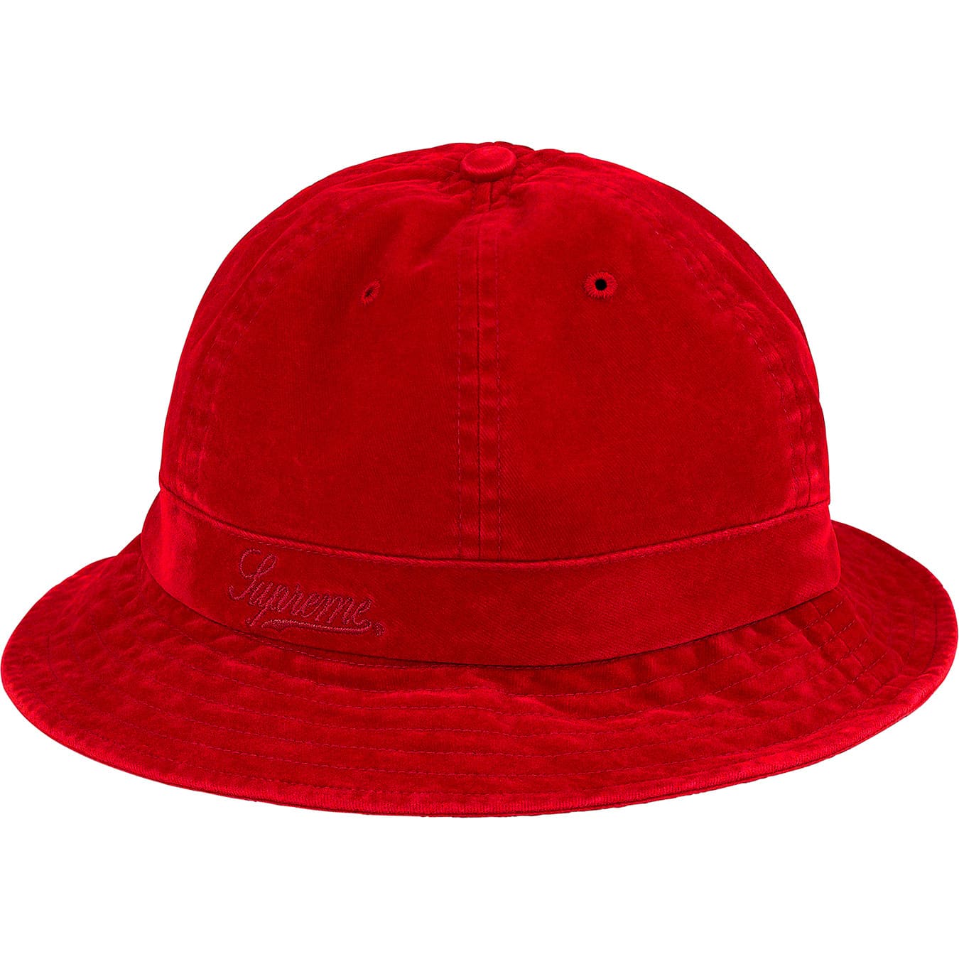 Supreme Washed Velvet Bell Hat