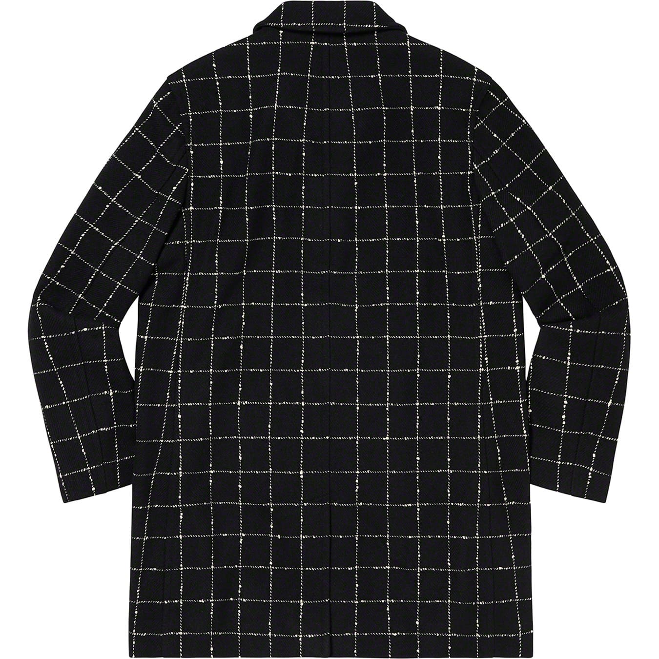 Supreme Wool Windowpane Overcoat