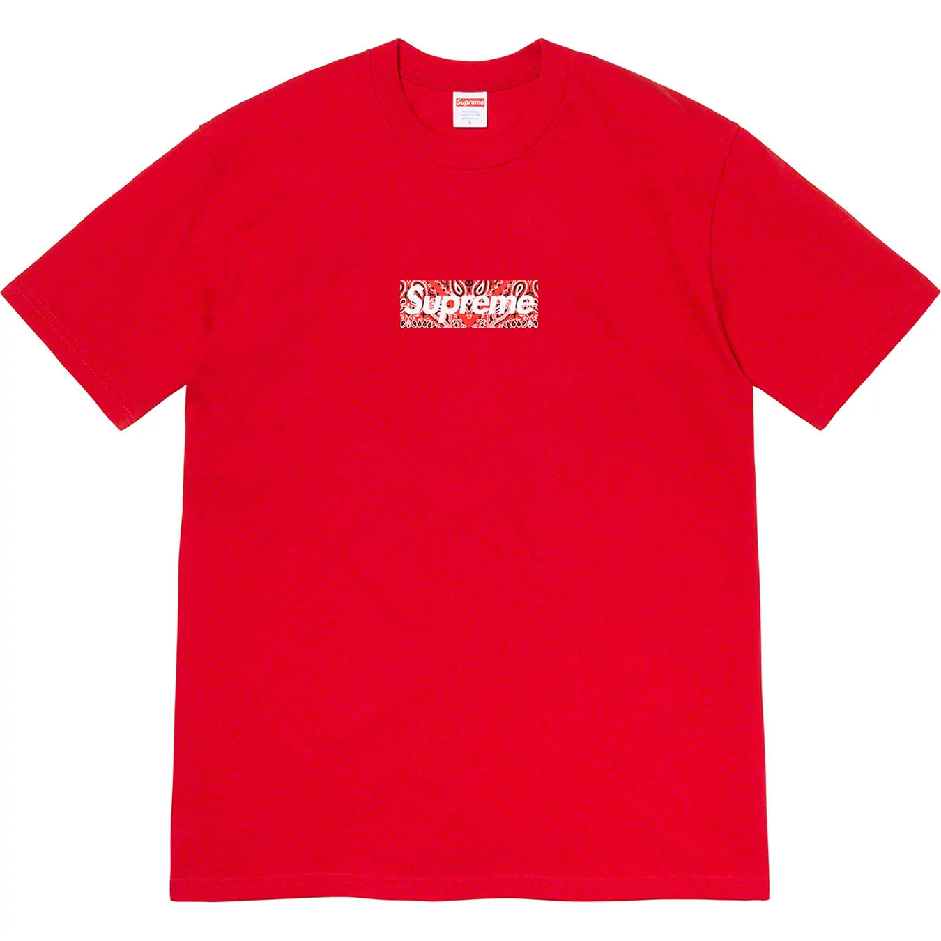 Bandana Box Logo Tee | Supreme 19fw