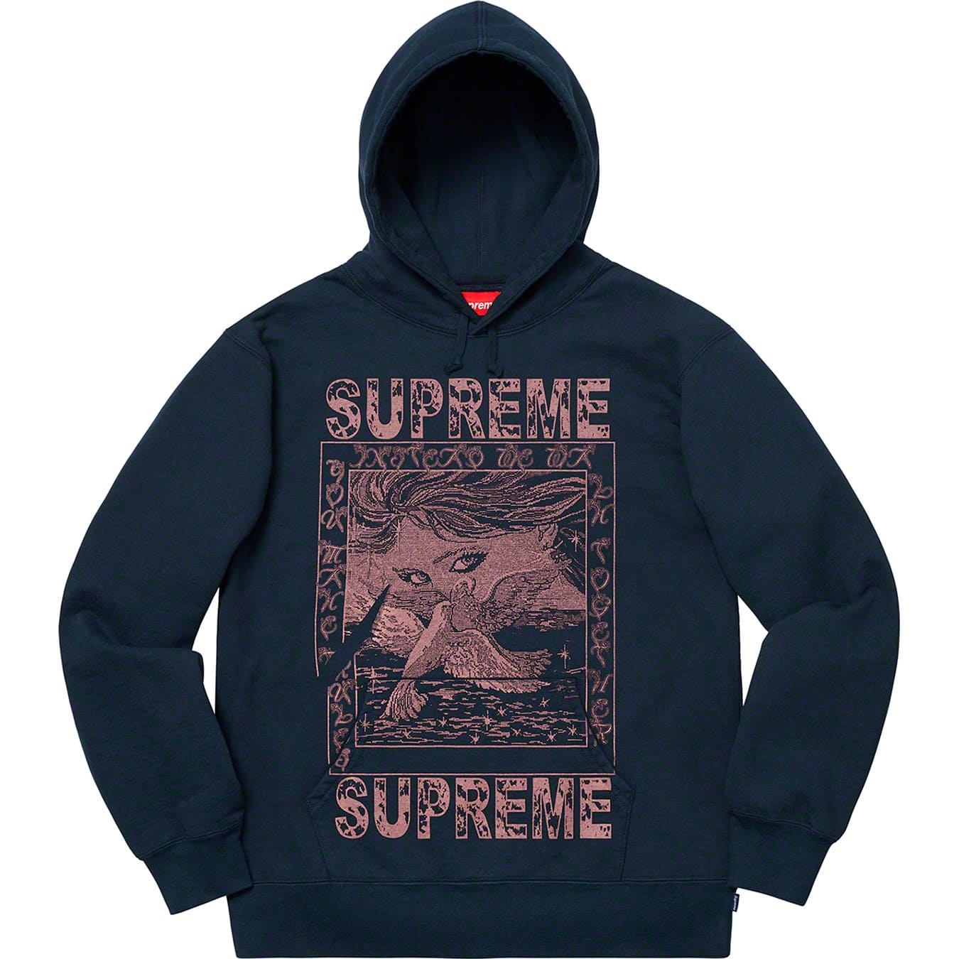 Supreme Doves Hooded Sweatshirt グレー L