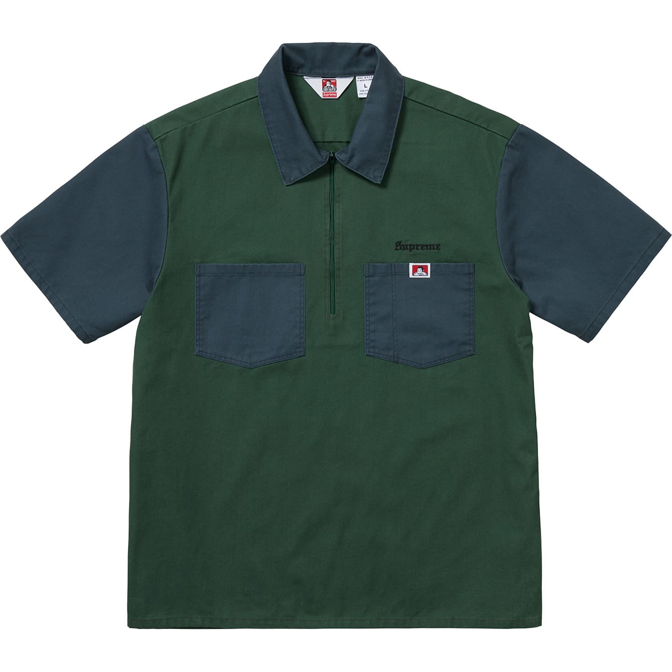 Supreme®/Ben Davis Half Zip Work Shirt