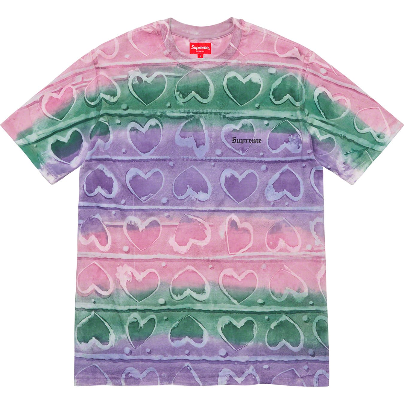 Supreme Hearts Dyed S/S Top