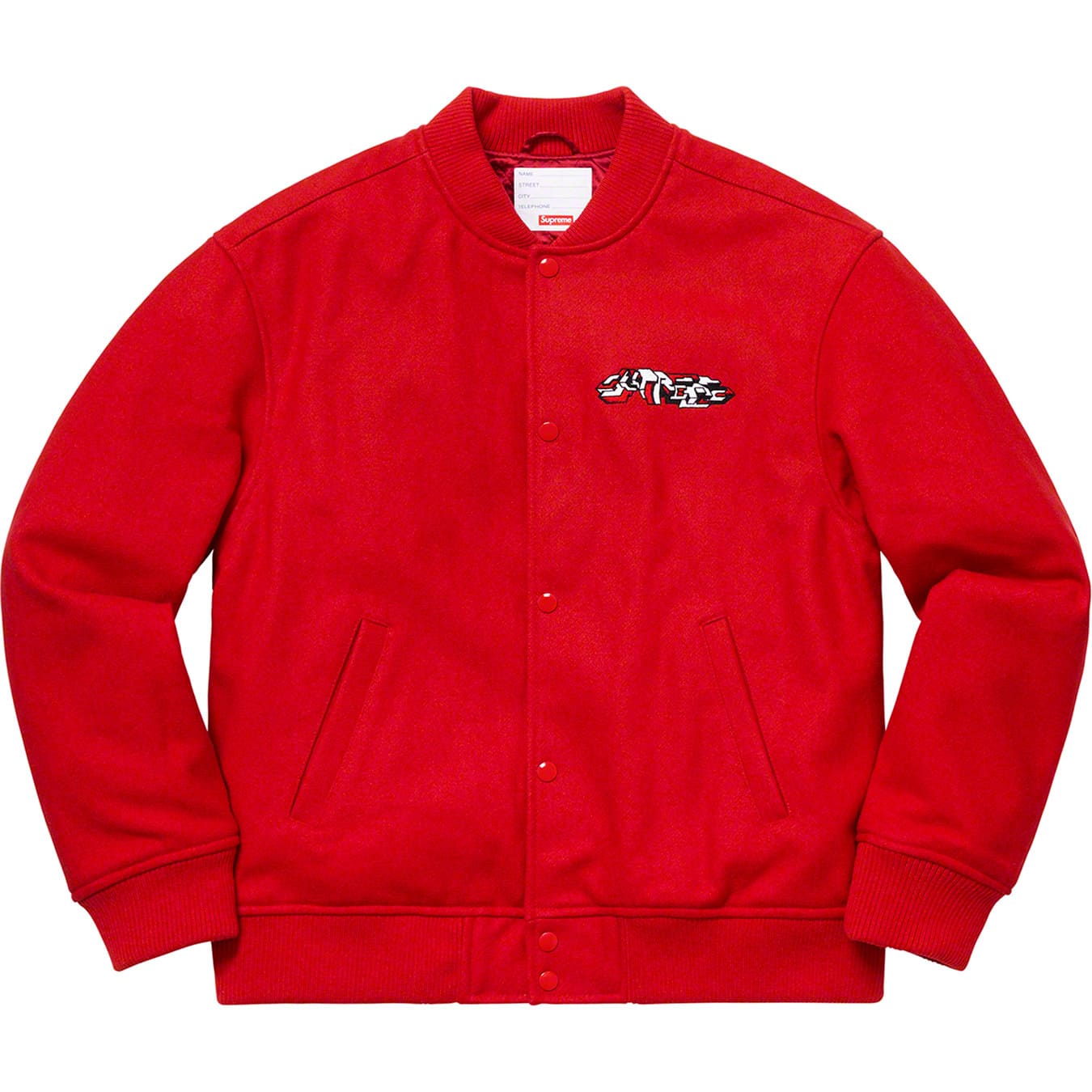 Supreme Delta Logo Varsity Jacket