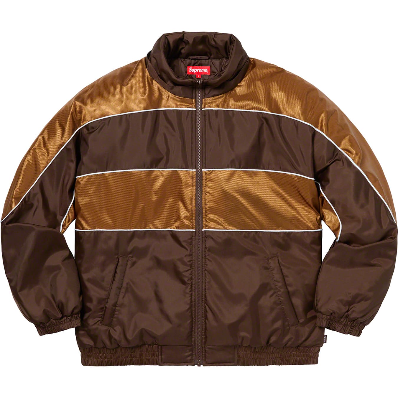 Sports Piping Puffy Jacket | Supreme 19fw
