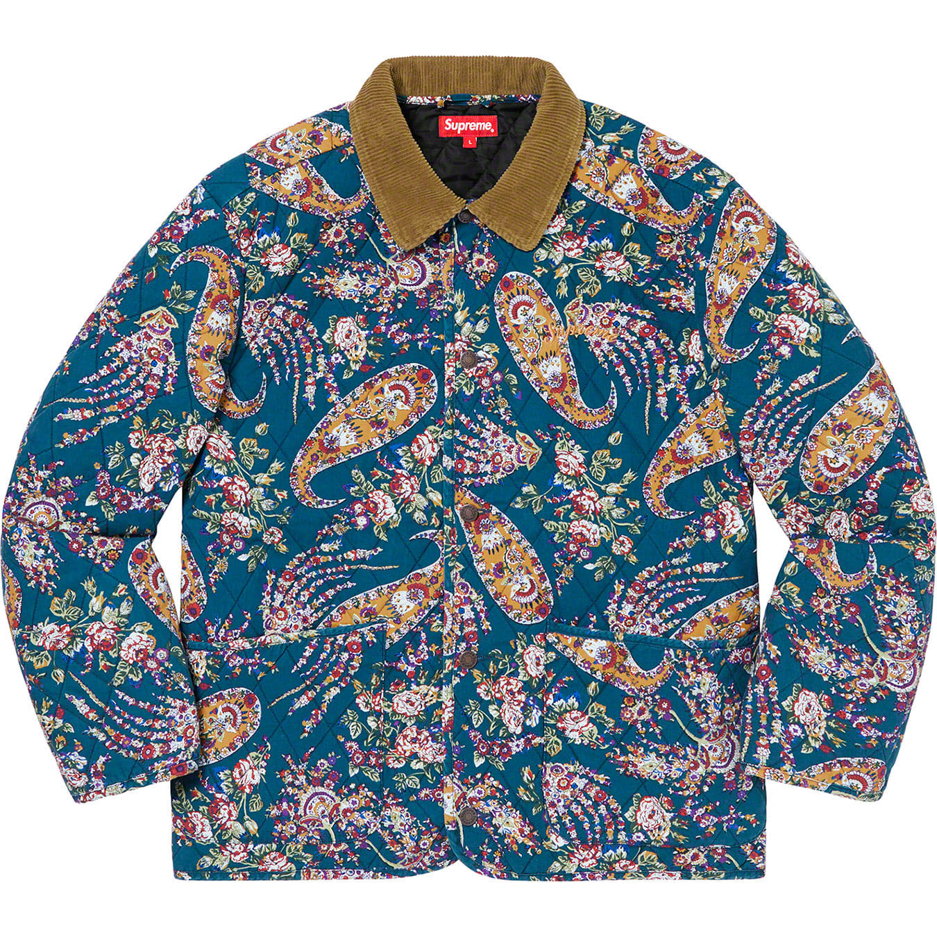 Supreme Quilted Paisley Jacket