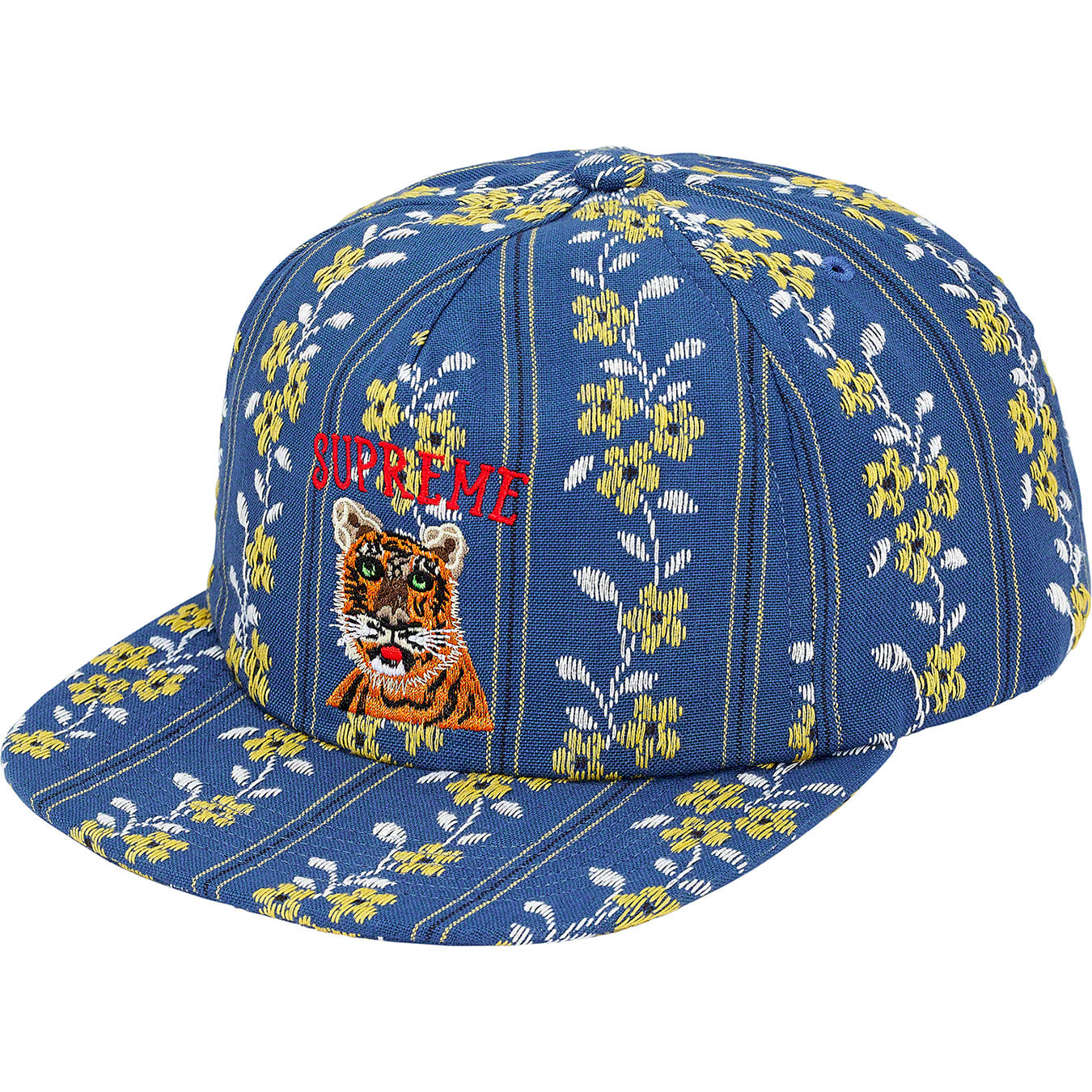 Supreme Flower Jacquard 5-Panel キャップ 帽子