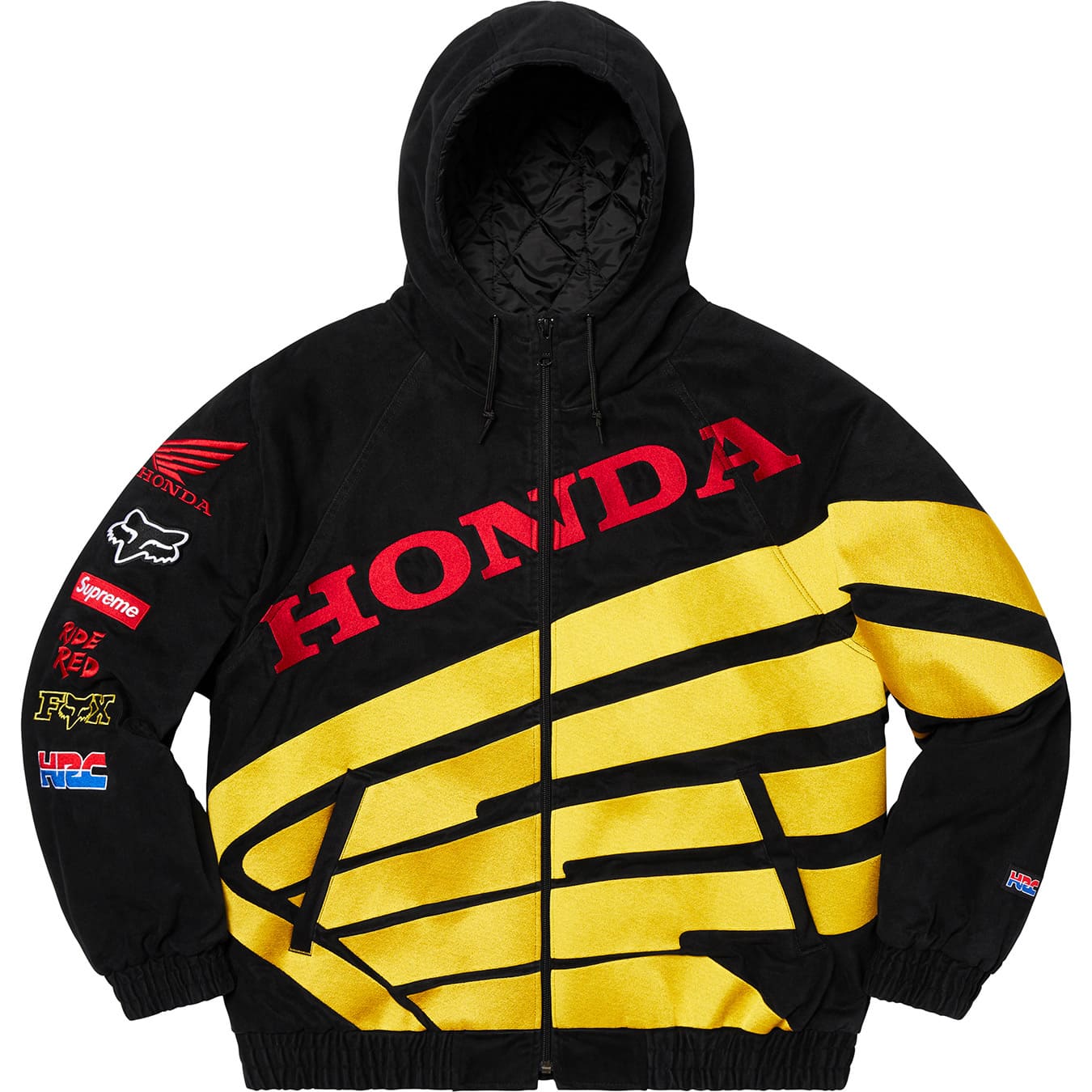 Supreme®/Honda®/Fox® Racing Puffy Zip Up Work Jacket