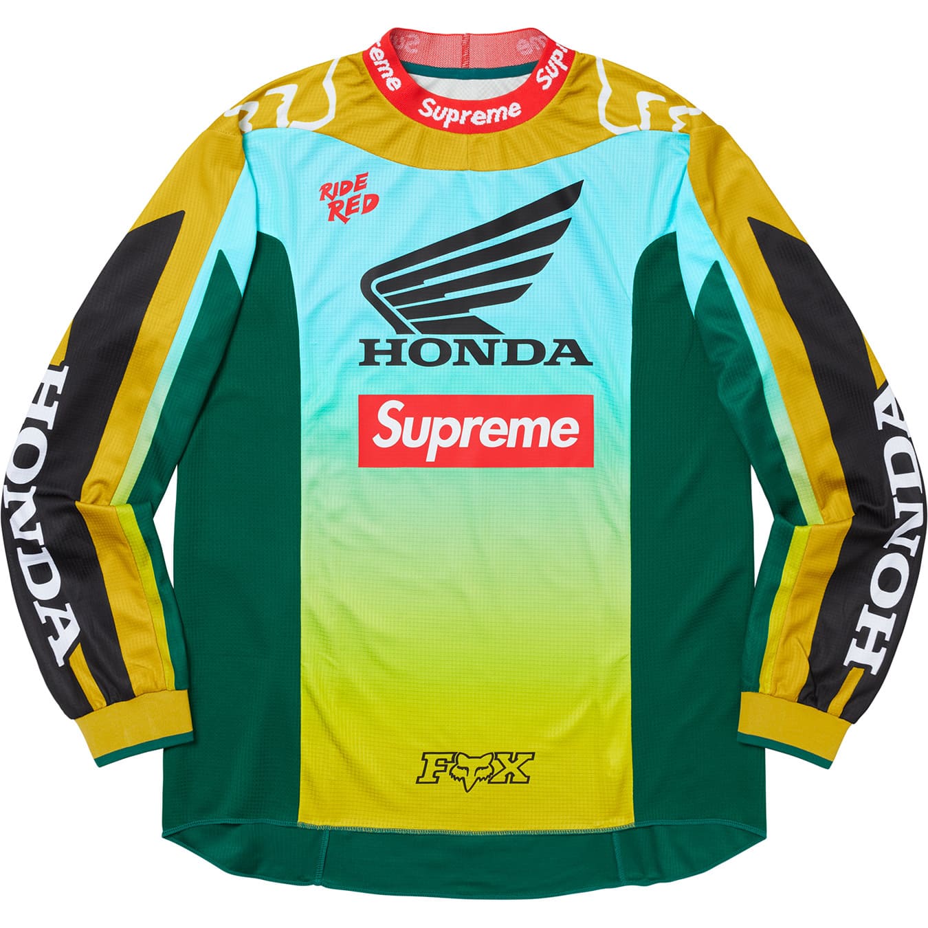 Supreme®/Honda®/Fox® Racing Moto Jersey Top