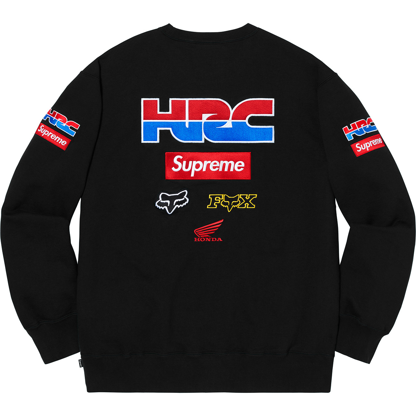 Supreme®/Honda®/Fox® Racing Crewneck