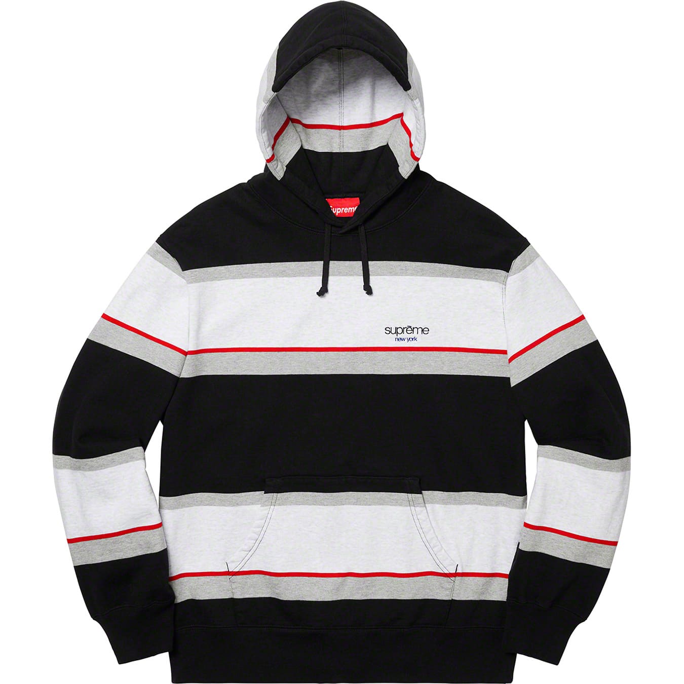 Supreme Stripe Hooded Sweatshirt