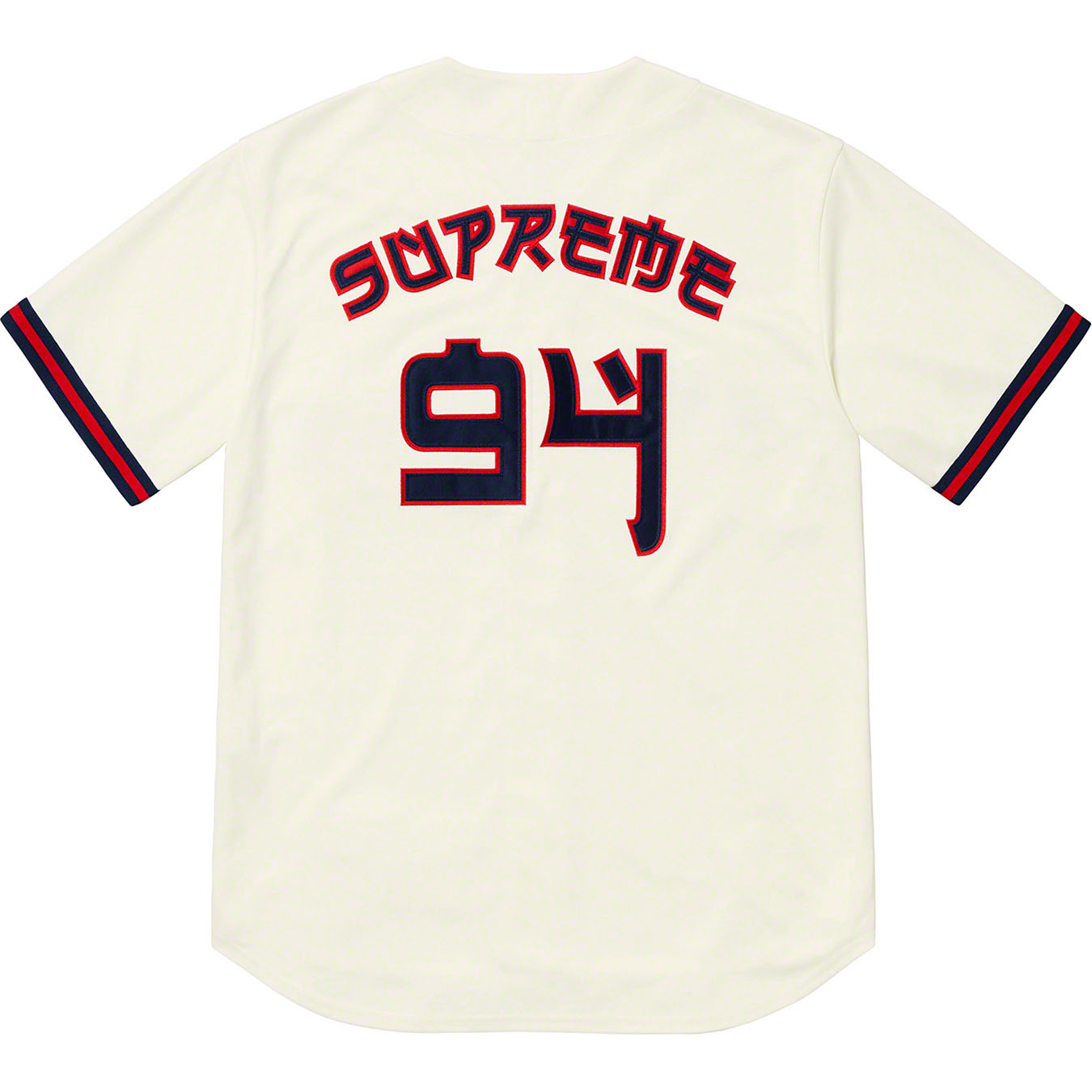 Supreme Red Rum Baseball Jersey