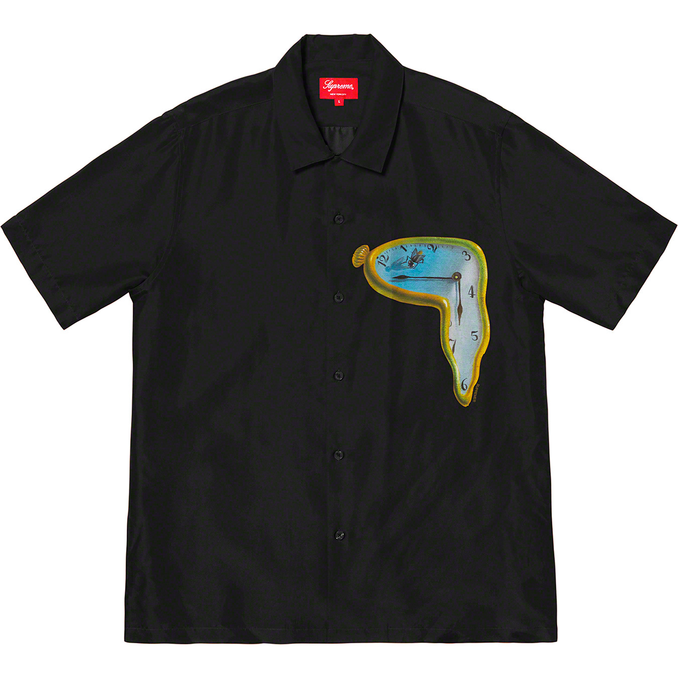 Supreme The Persistence of Memory Silk S/S Shirt