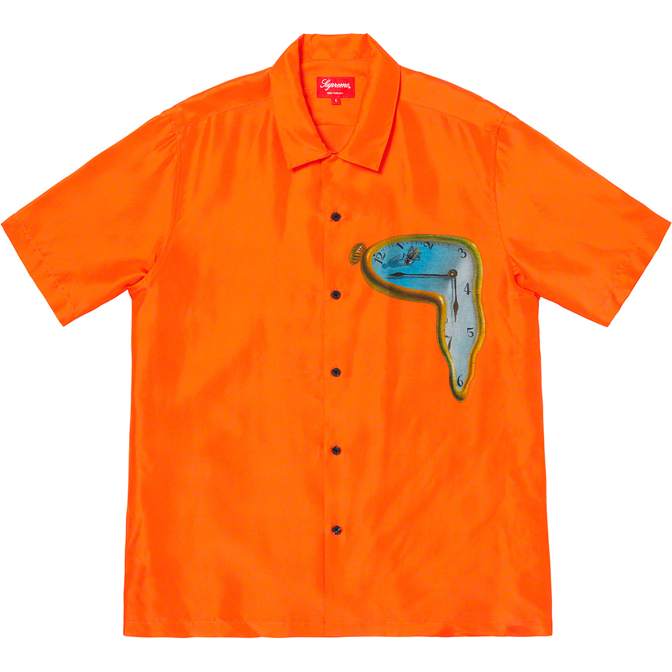 Supreme The Persistence of Memory Silk S/S Shirt