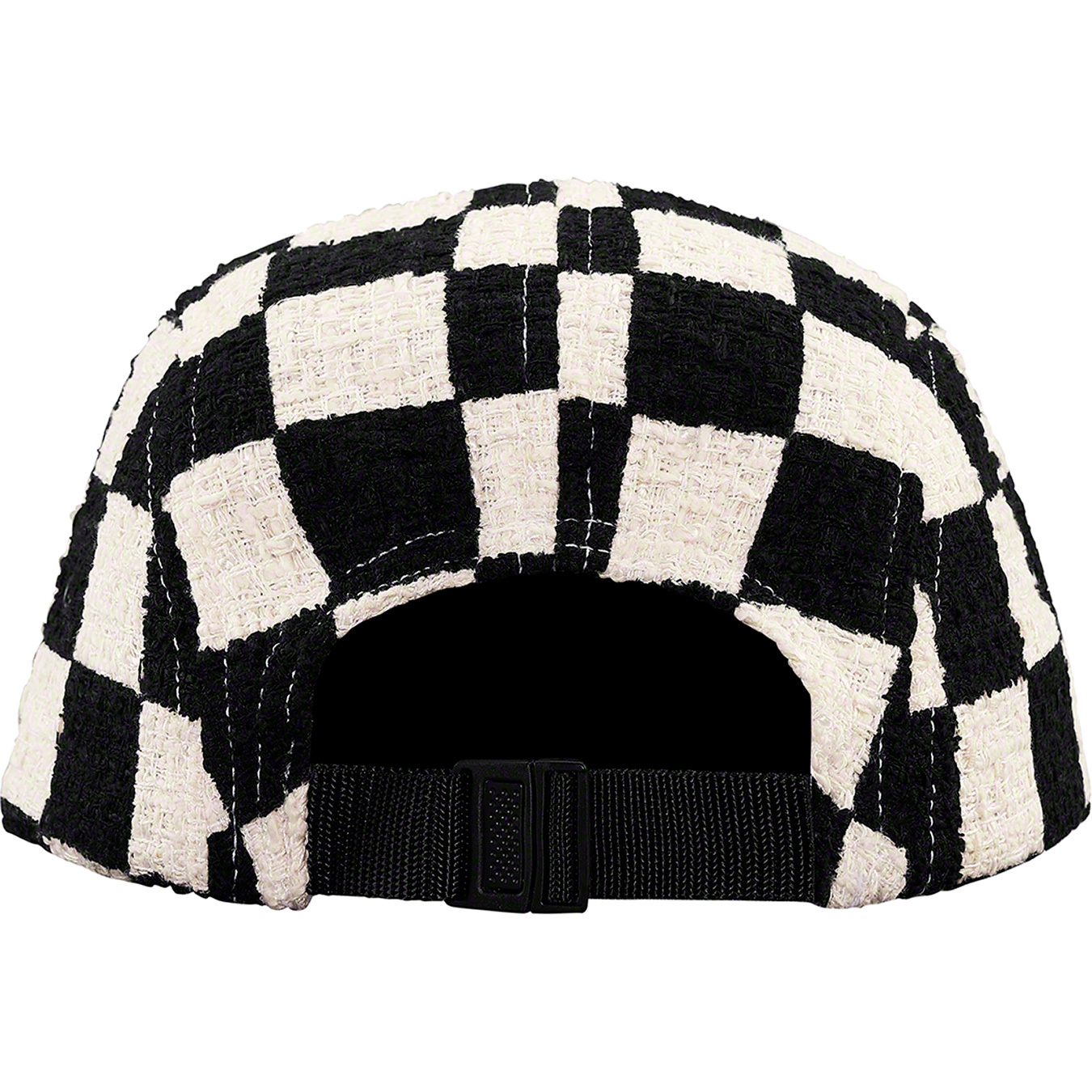 Supreme Checkerboard Bouclé Camp Cap