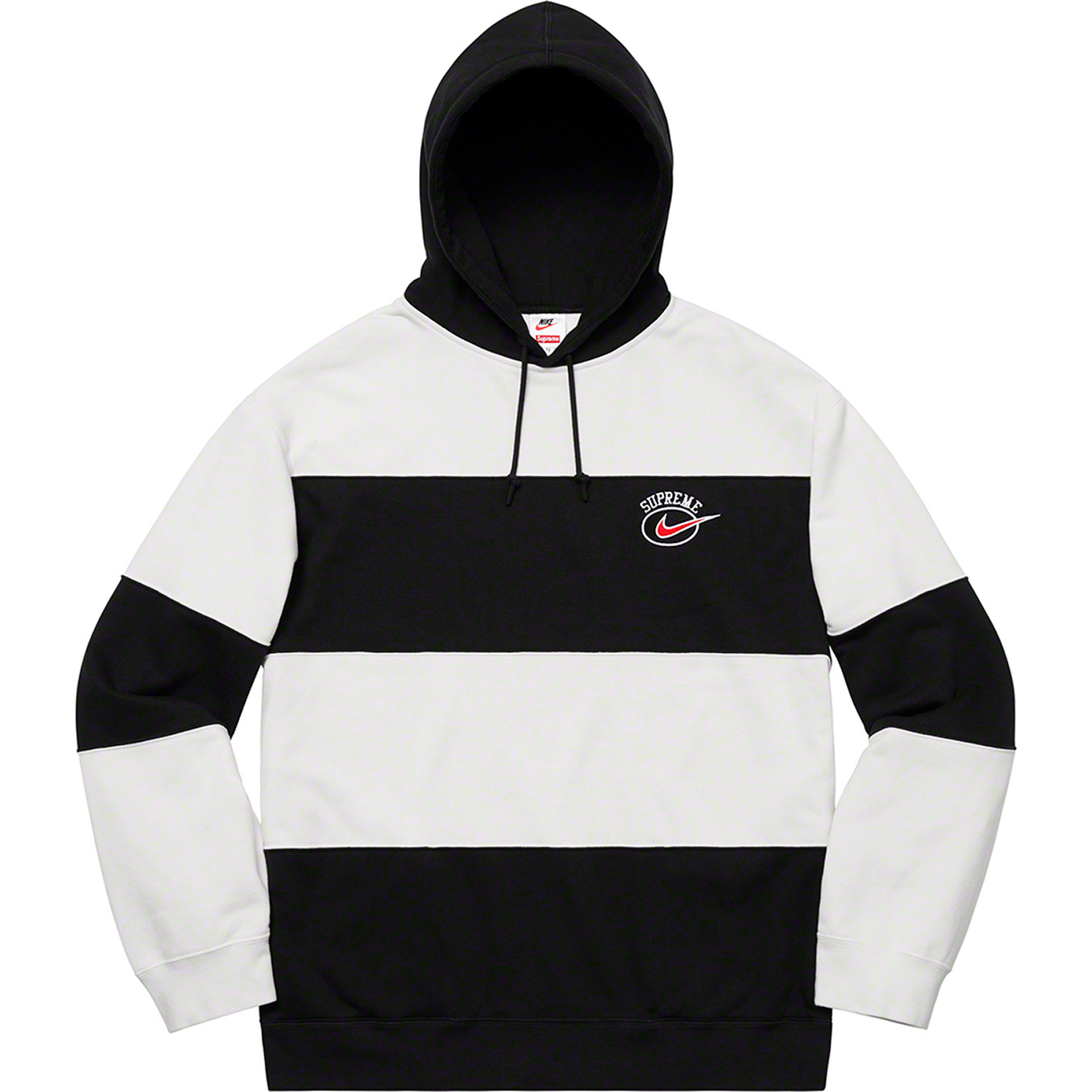 Supreme®/Nike® Stripe Hooded Sweatshirt