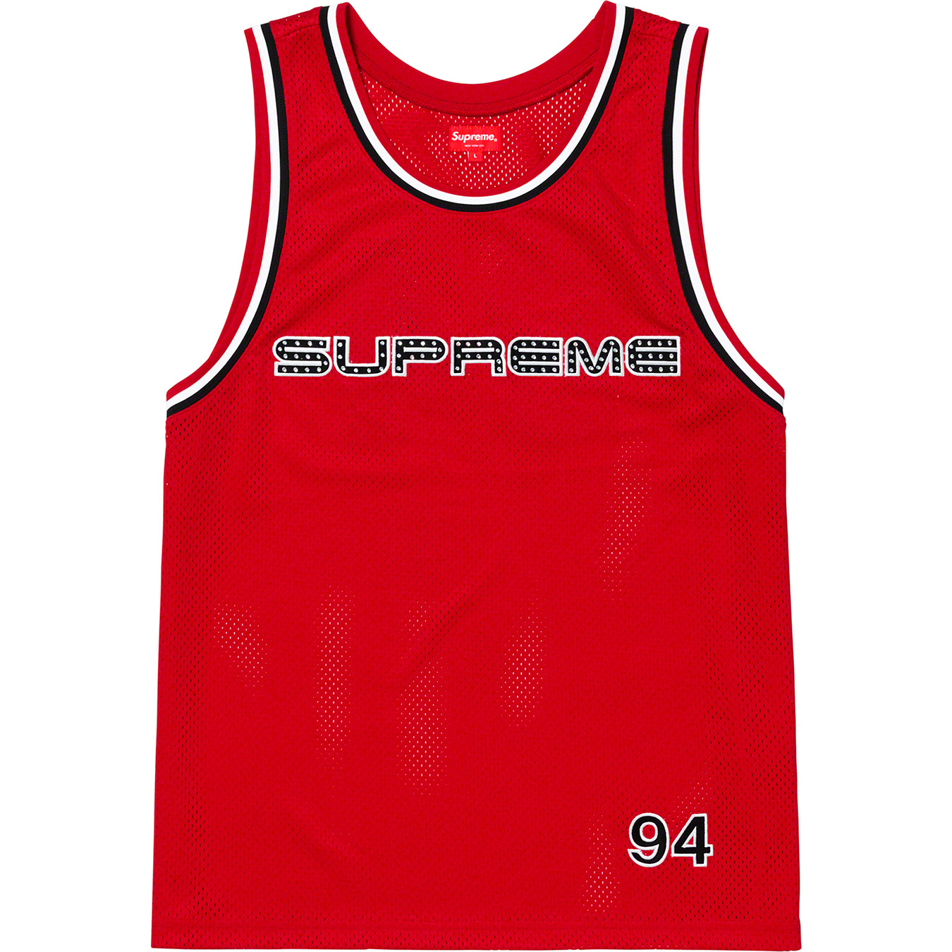 Supreme Rhinestone Basketball Jersey