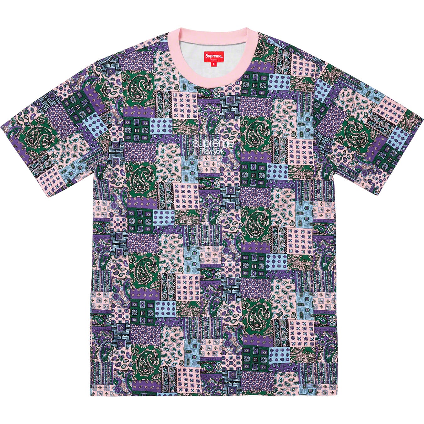 Supreme Patchwork Paisley S/S Top
