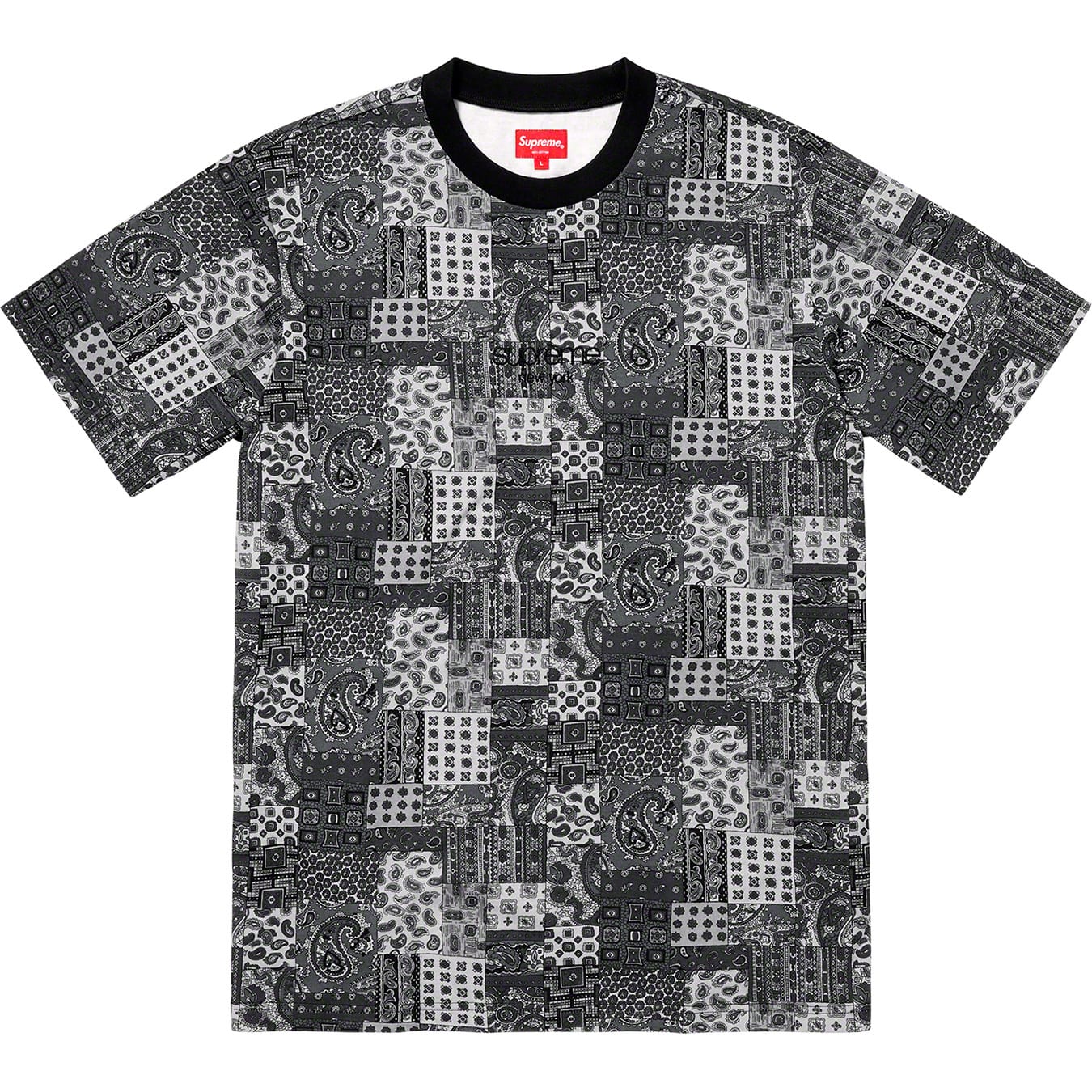 Supreme Patchwork Paisley S/S Top