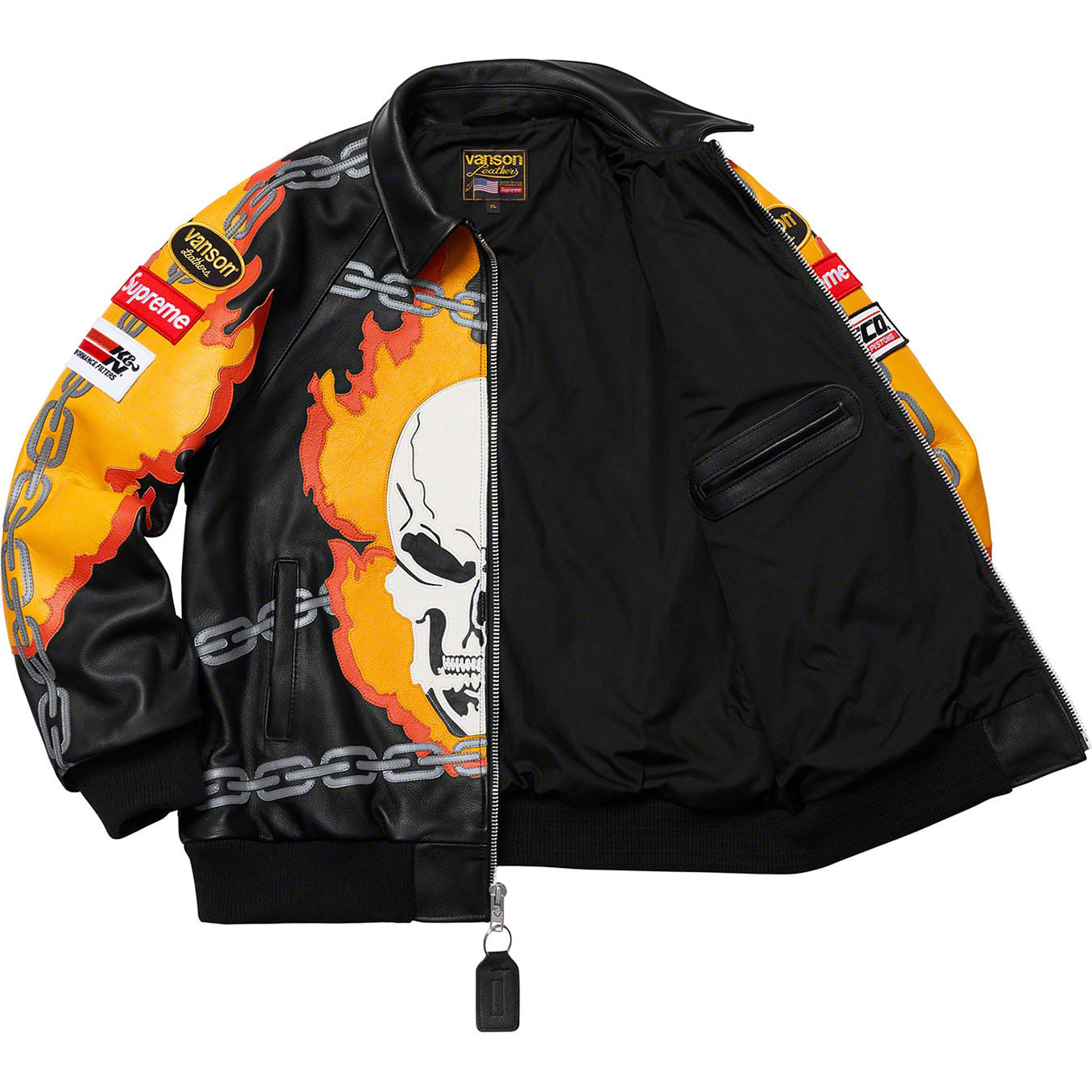 Supreme®/Vanson Leathers® Ghost Rider© Jacket | Supreme 19ss