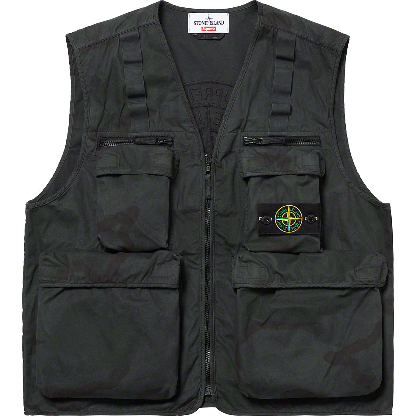 Supreme®/Stone Island® Camo Cargo Vest