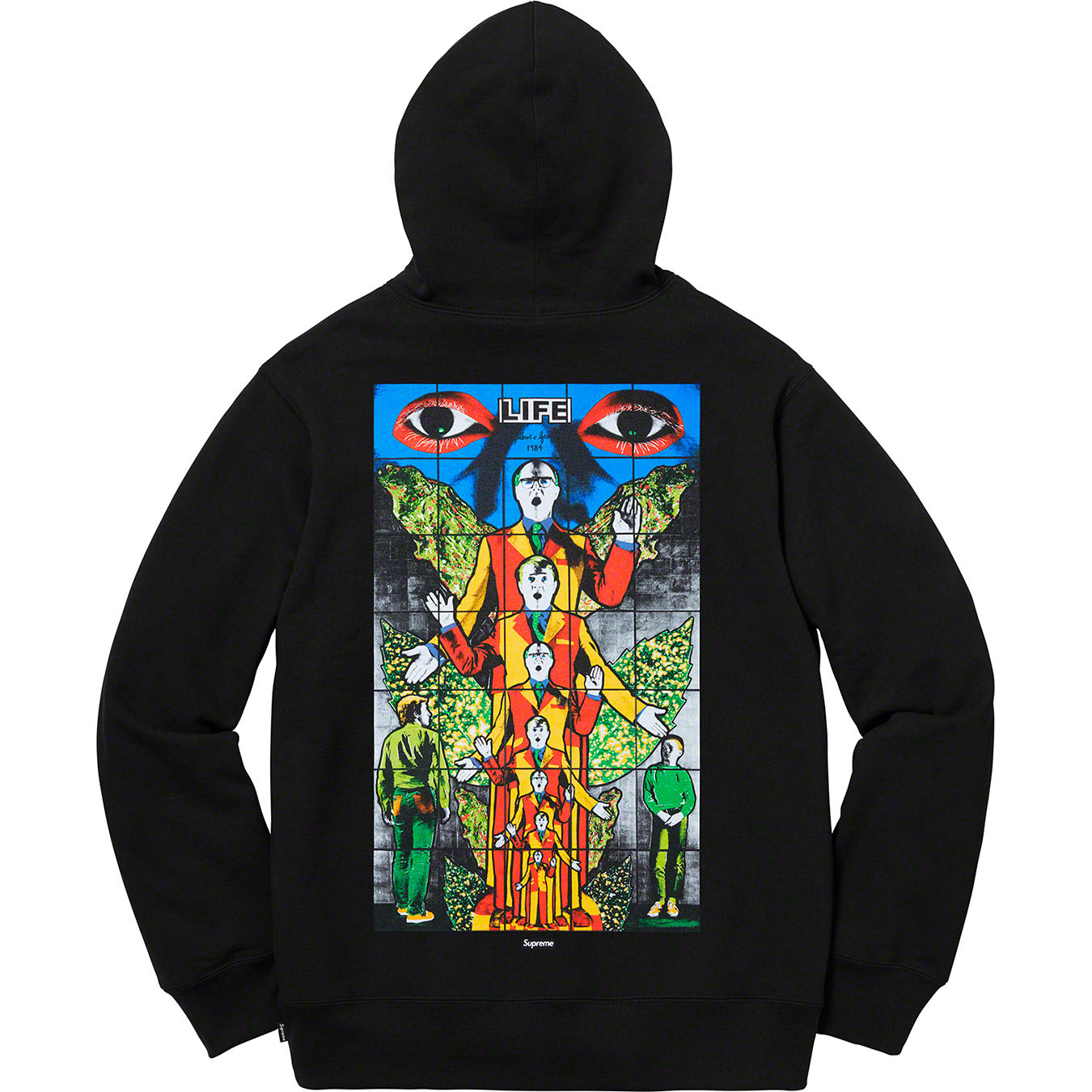 Gilbert & George/Supreme LIFE Hooded Sweatshirt