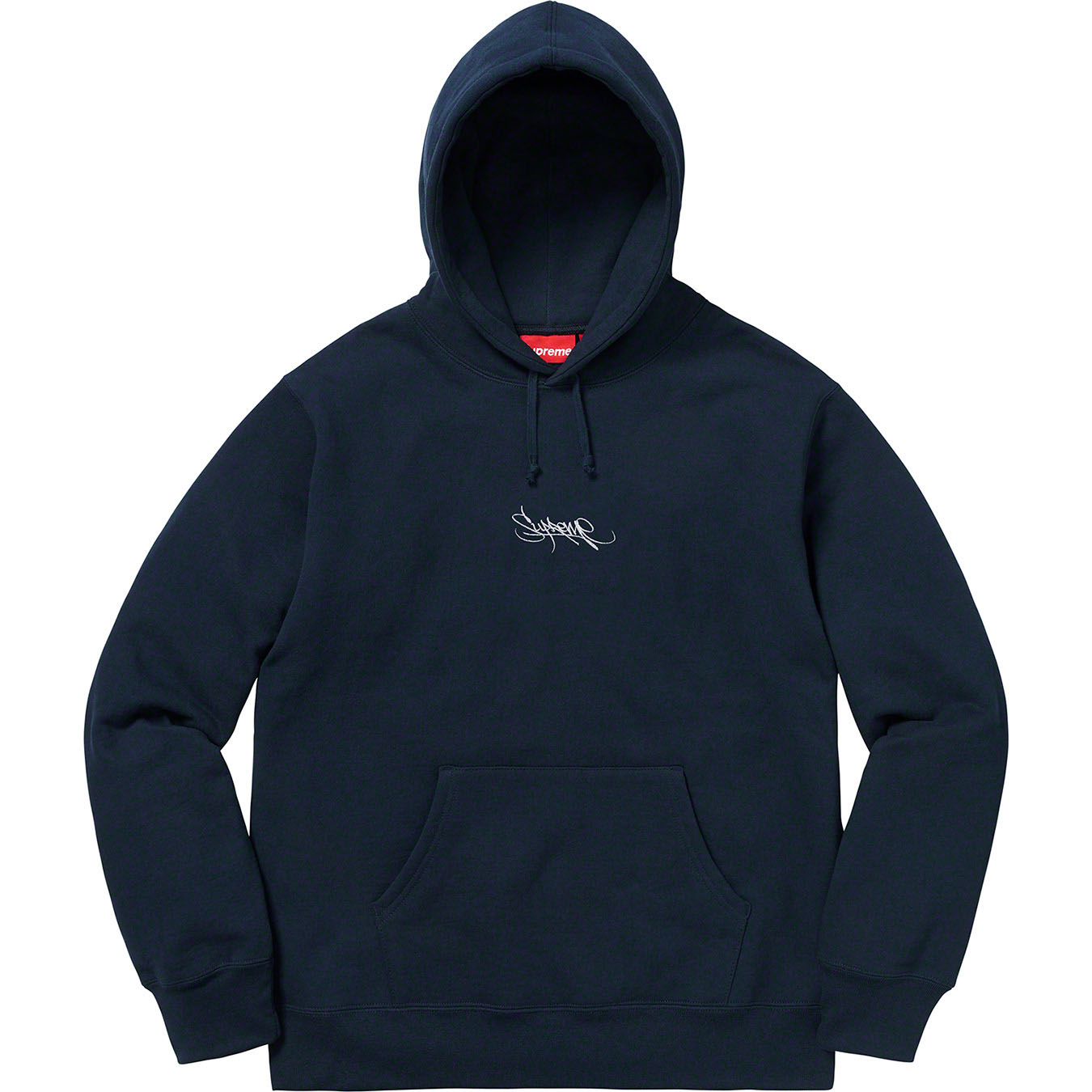 Supreme Tag Logo Hooded Sweatshirt