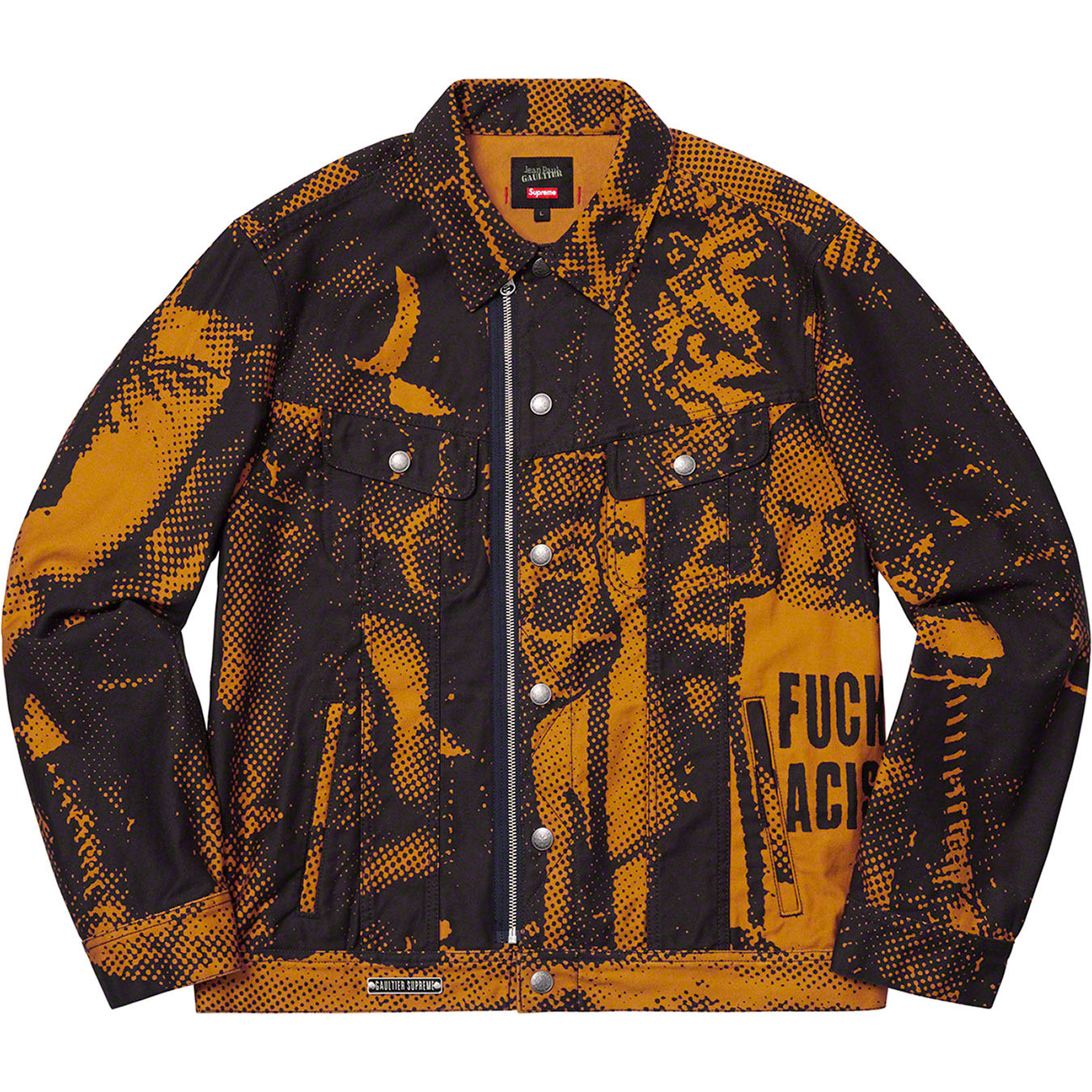 Supreme®/Jean Paul Gaultier® Fuck Racism Trucker Jacket