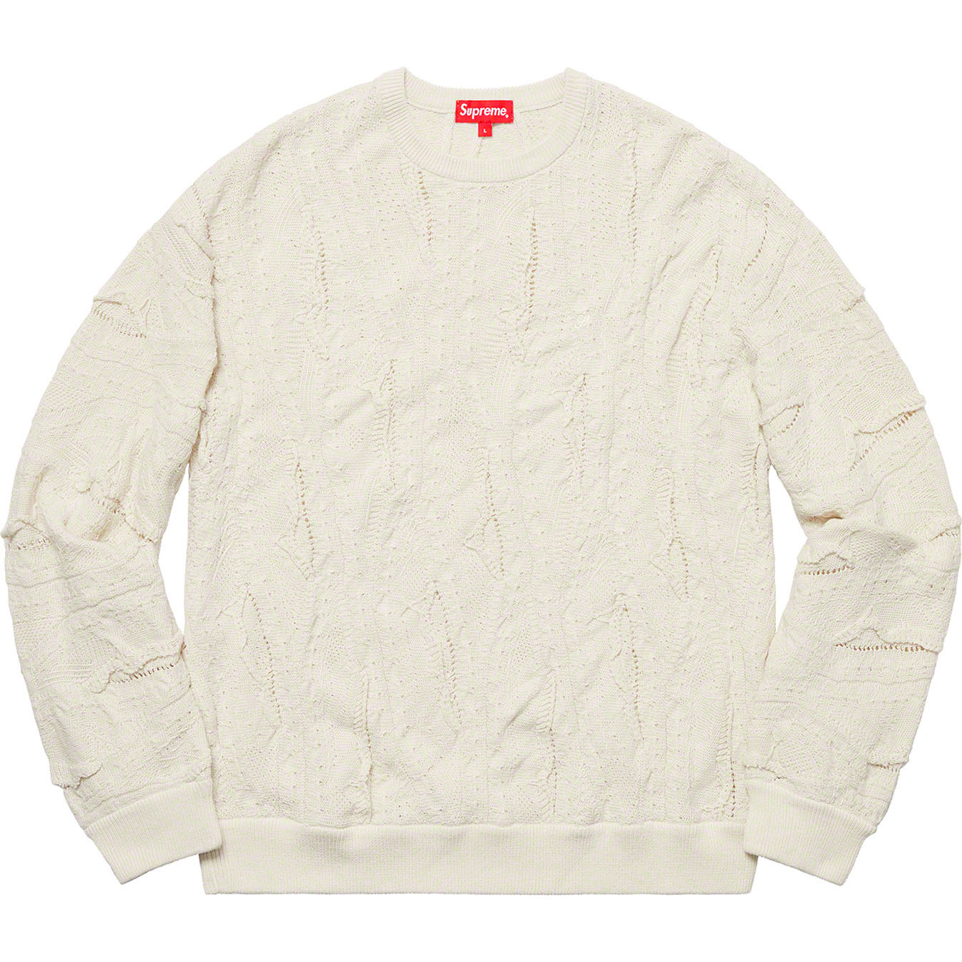Supreme Textured Pattern Sweater