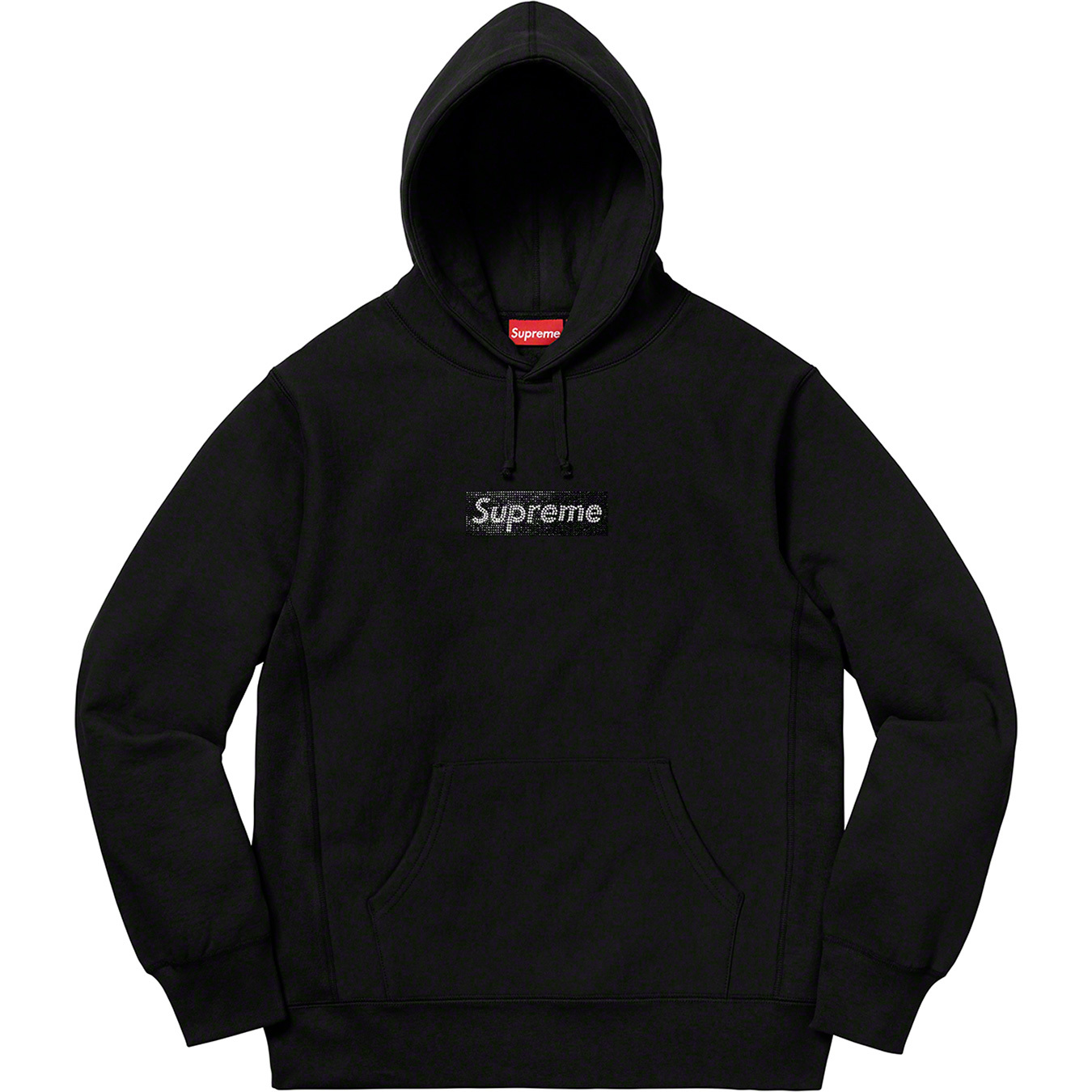 Supreme®/Swarovski® Box Logo Hooded Sweatshirt | Supreme 19ss