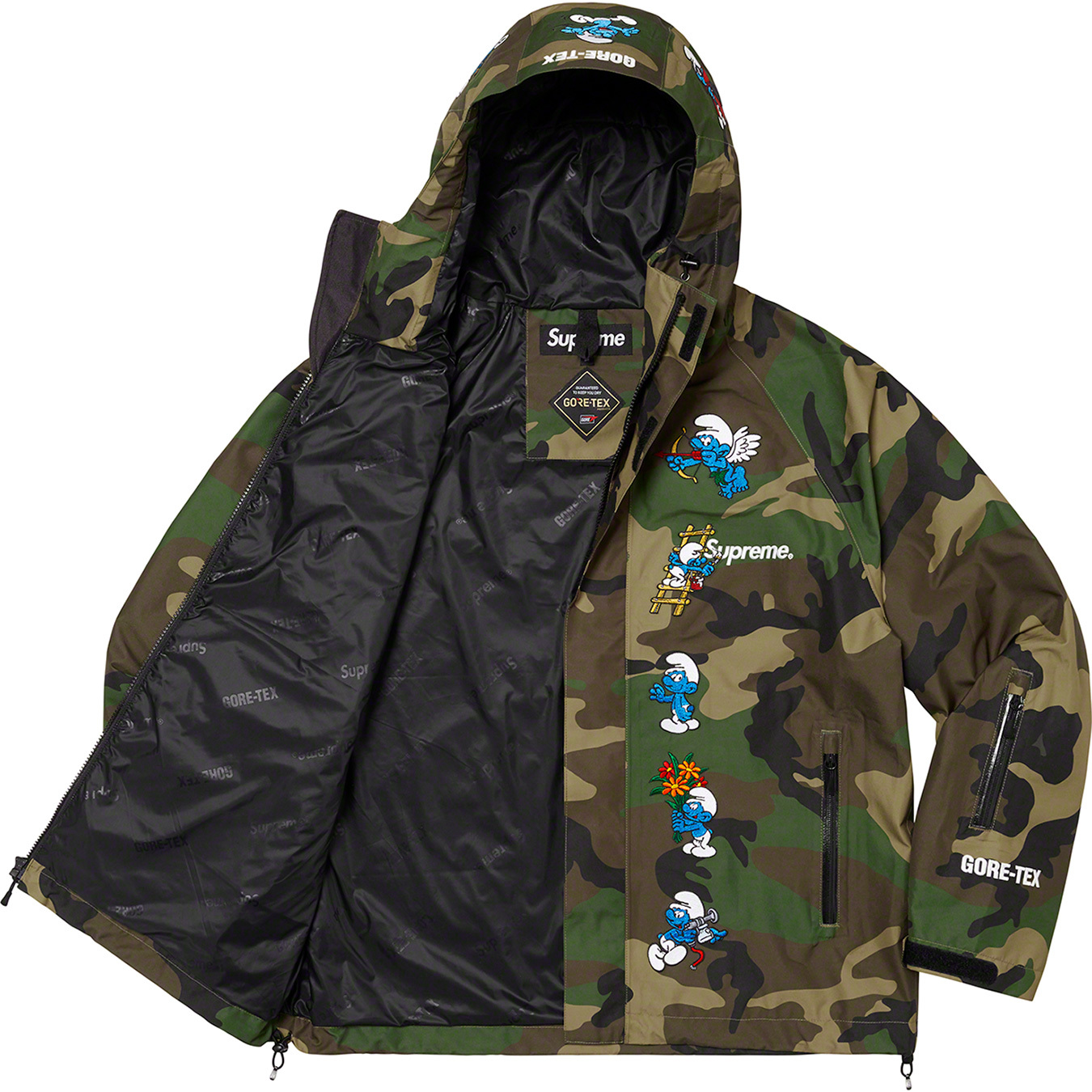 Supreme Smurfs GORE TEX Shell Jacket