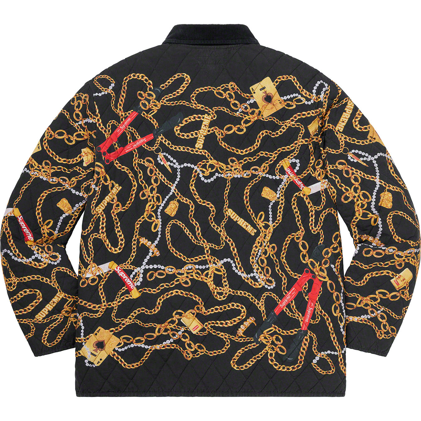 Supreme Chains Quilted Jacket