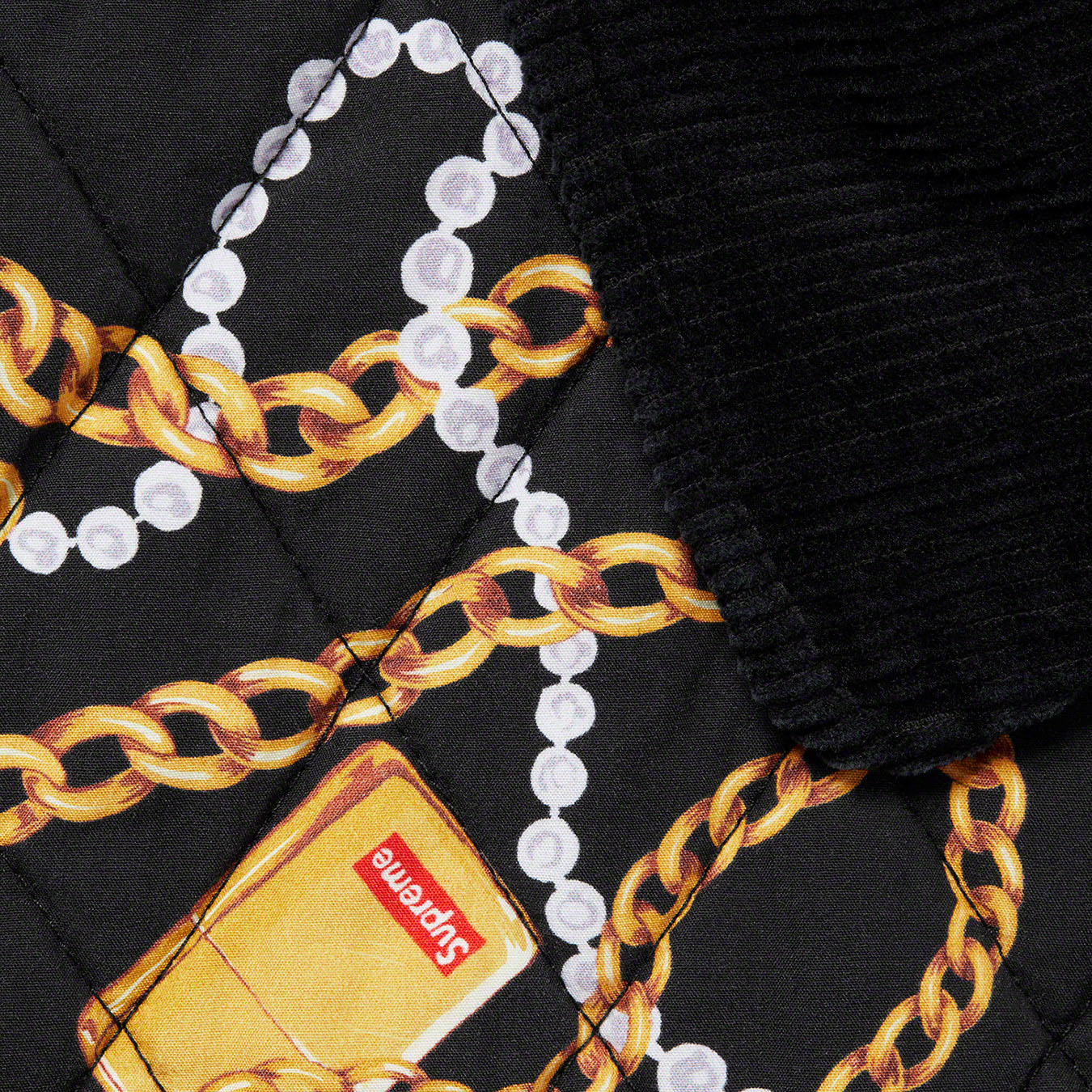Supreme Chains Quilted Jacket