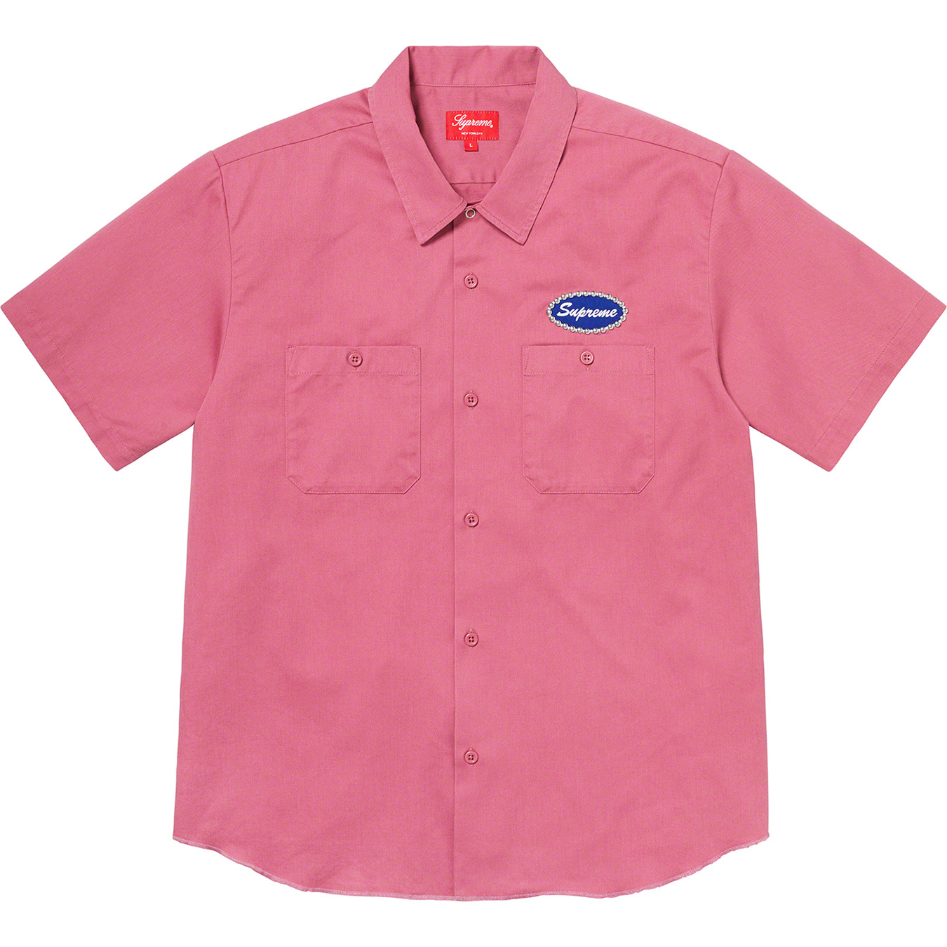 Studded Patch S/S Work Shirt | Supreme 20fw
