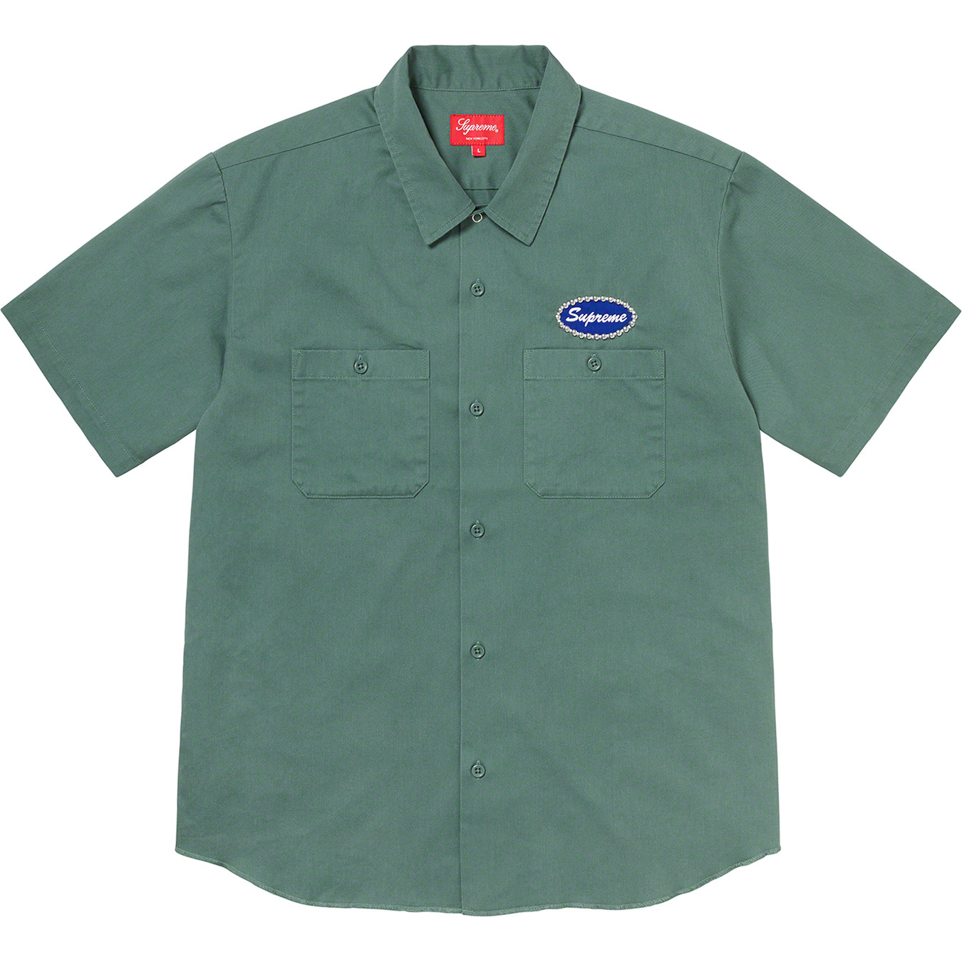 Supreme Studded Patch S/S Work Shirt