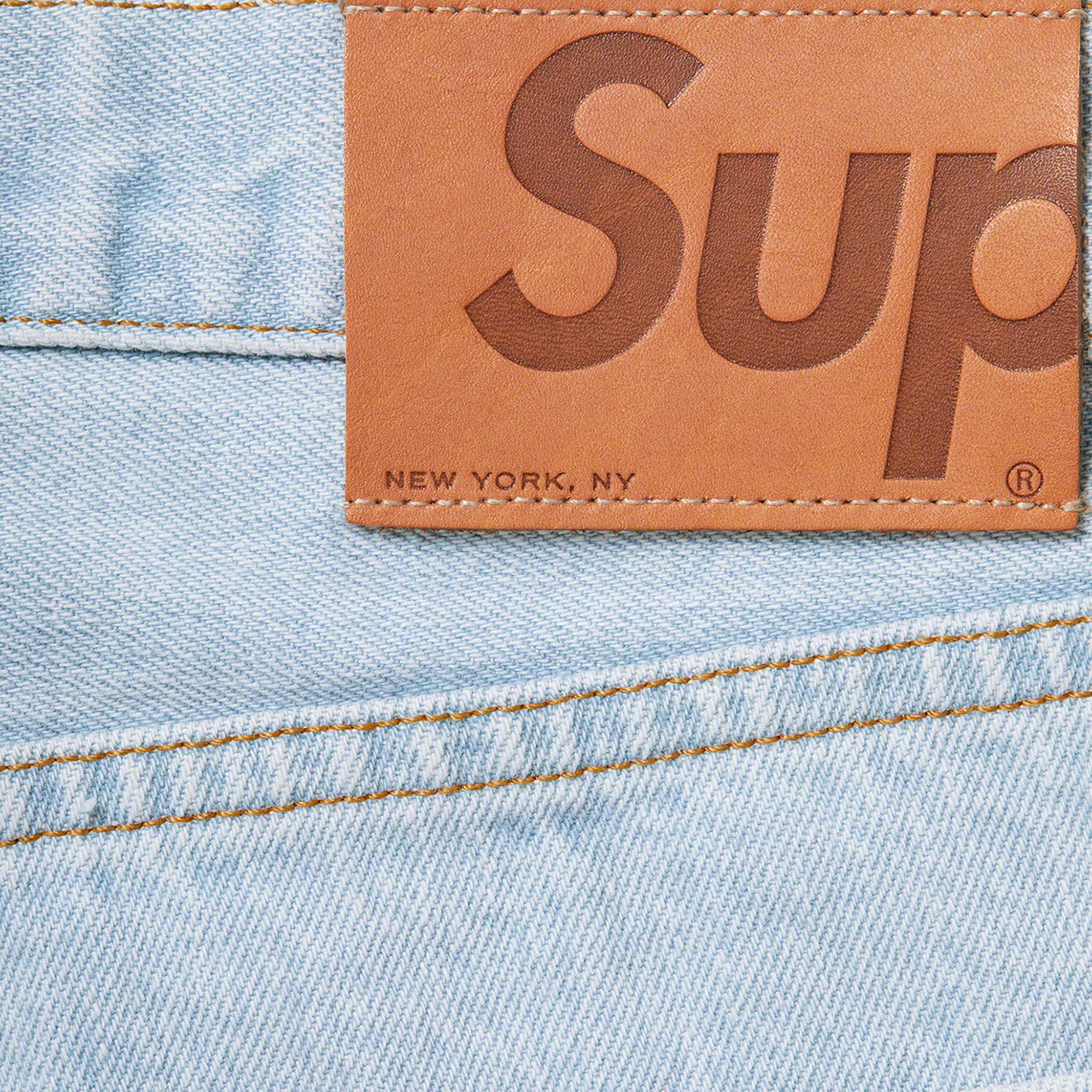 Supreme Stone Washed Slim Jean