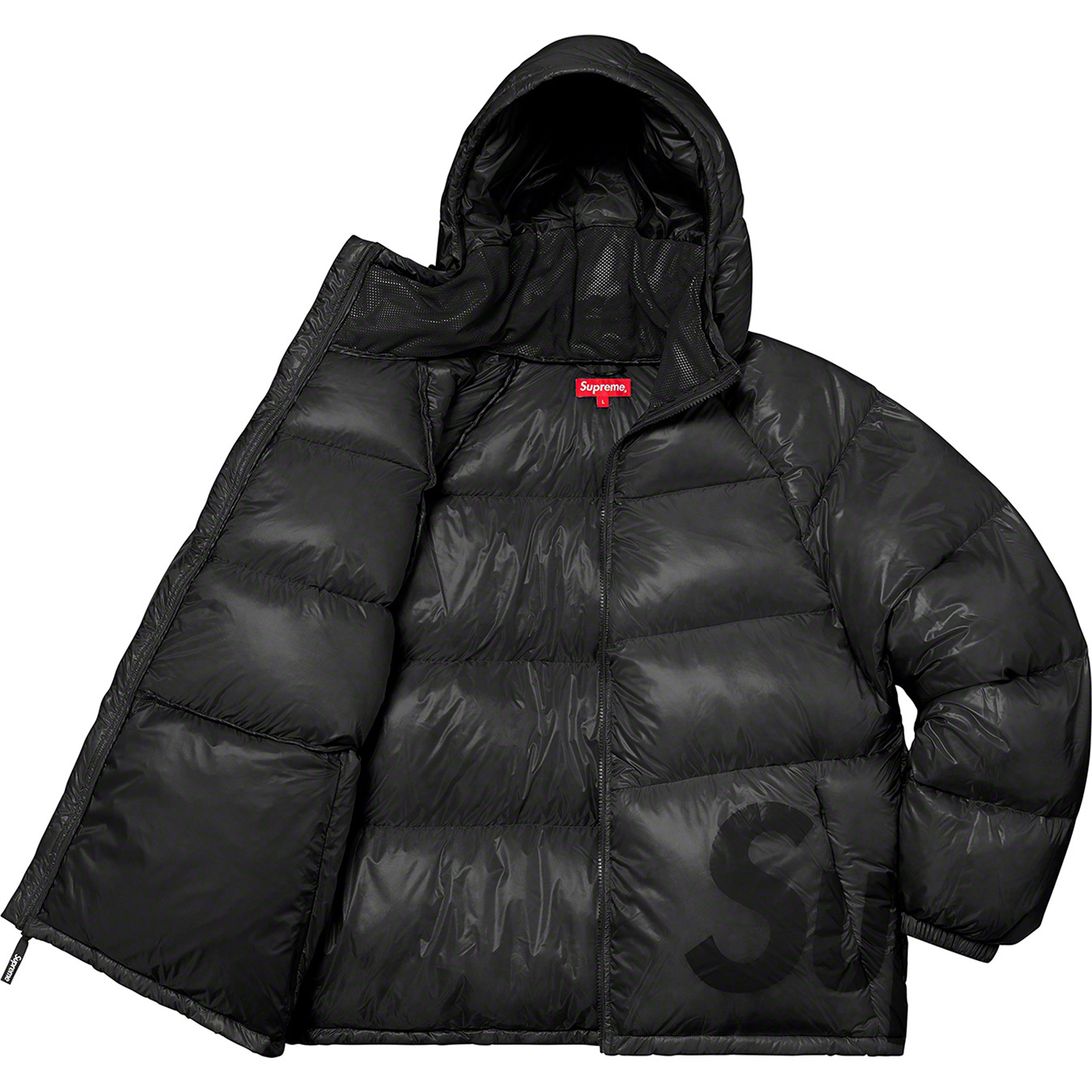 supreme hooded down jacket 20fw L - ダウンジャケット