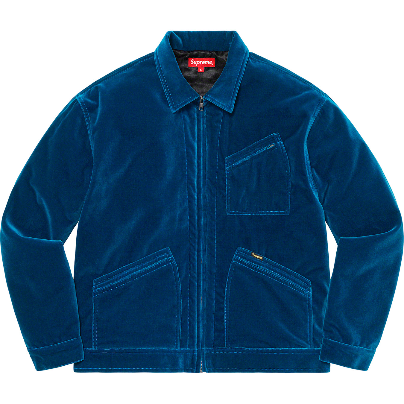 SUPREME Velvet Work Jacketシュプリーム