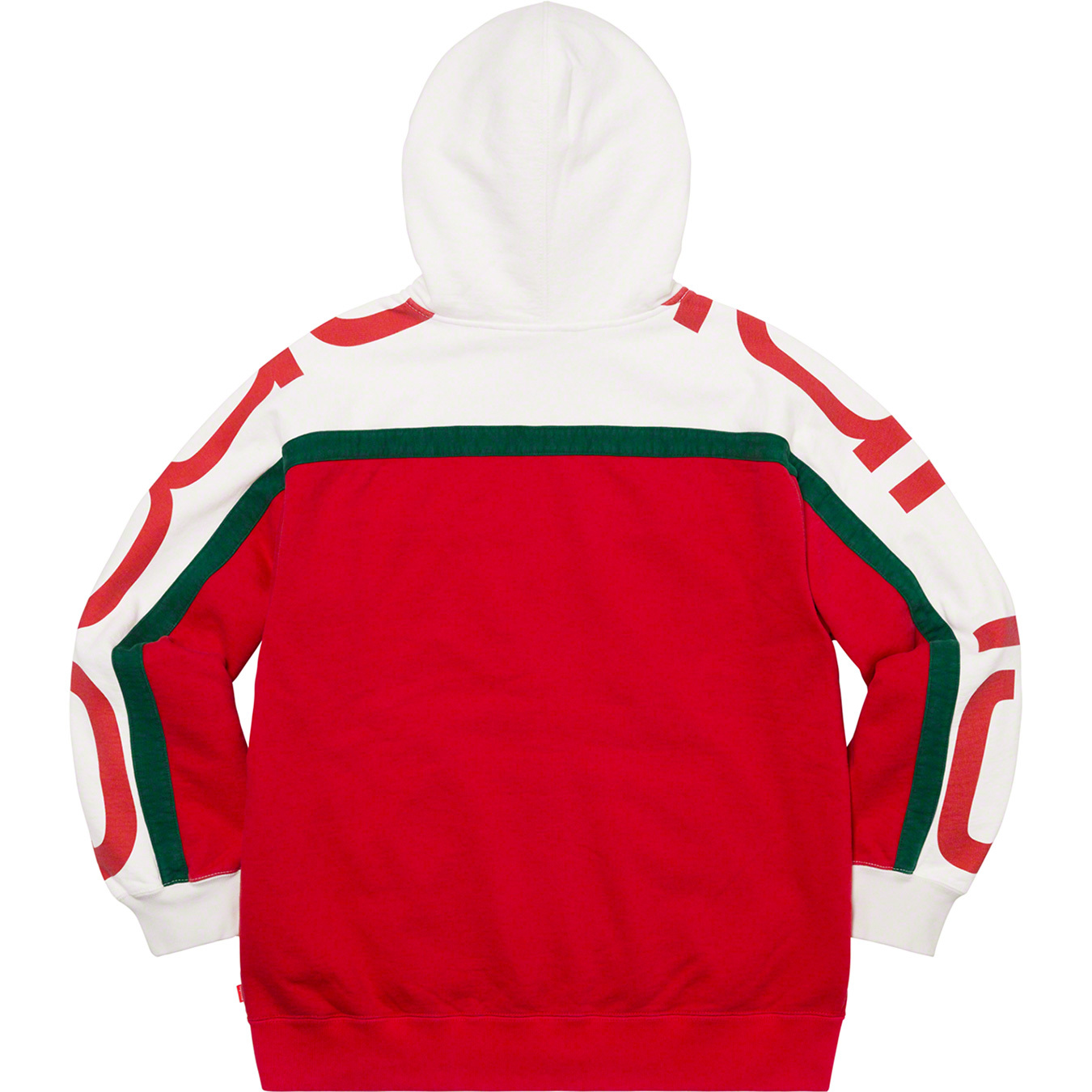 Big Logo Paneled Zip Up Hooded Sweatshirt | Supreme 20fw