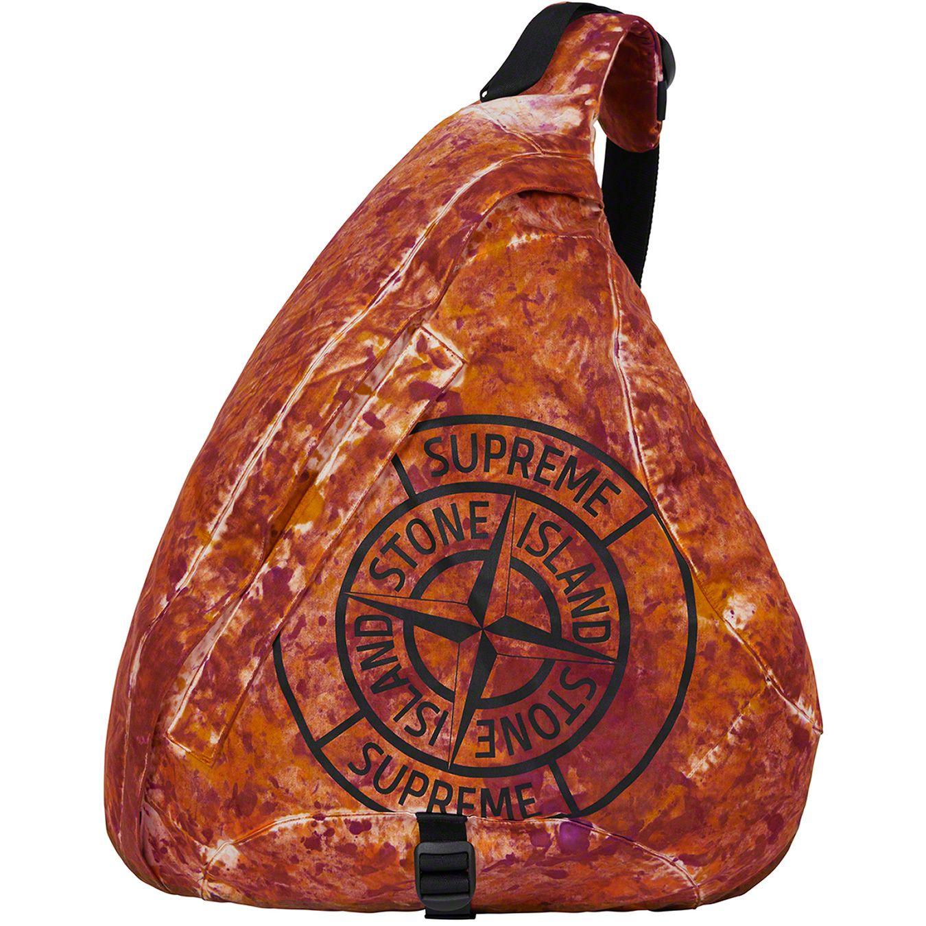 Supreme®/Stone Island® Painted Camo Nylon Shoulder Bag | Supreme 20fw