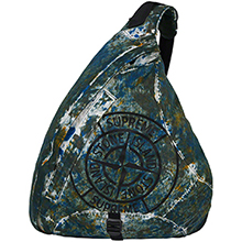 Supreme®/Stone Island® Painted Camo Nylon Shoulder Bag