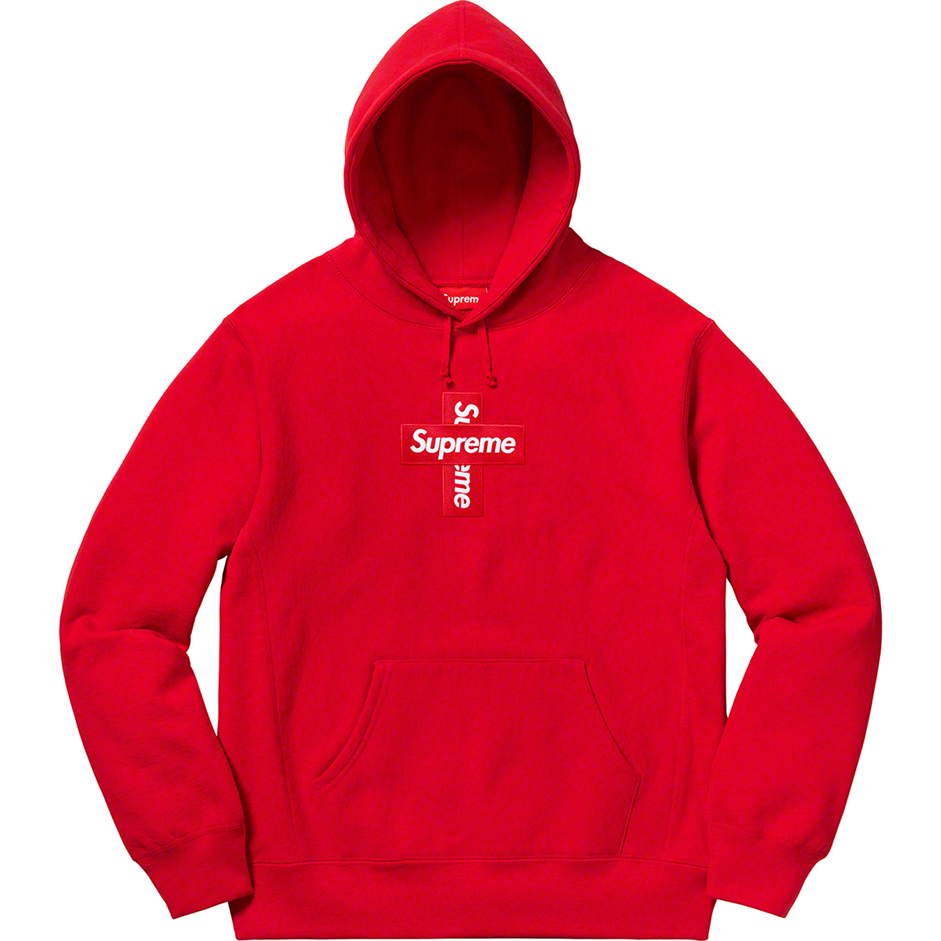 Supreme Cross Box Logo Hooded Sweatshirt
