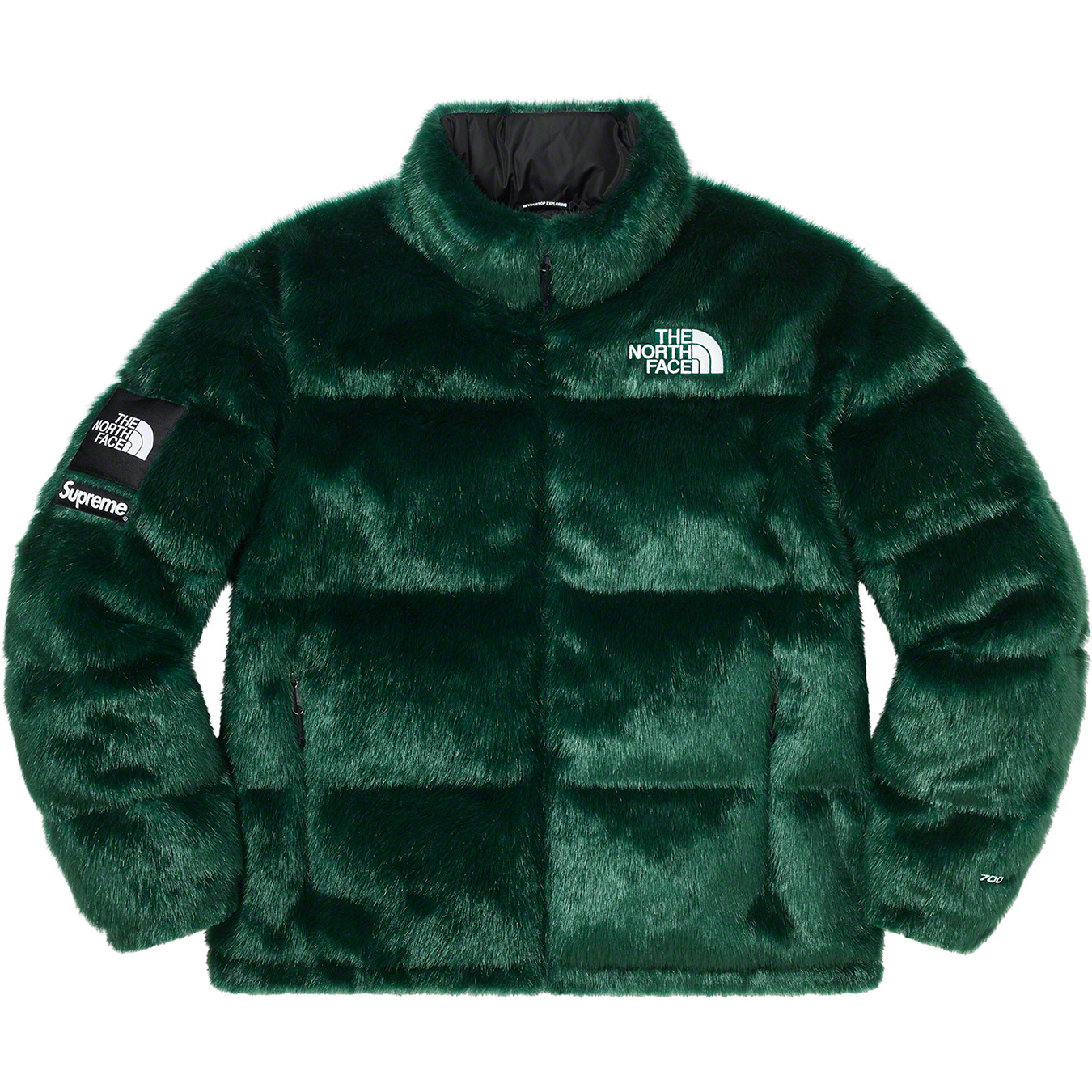 Supreme North Face Faux FurNuptse Jacket