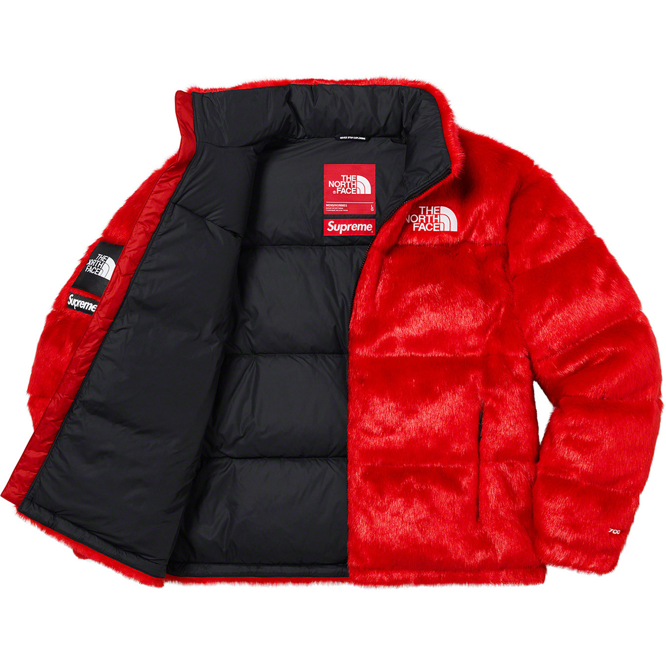 Supreme The North Face Fur Nuptse  L