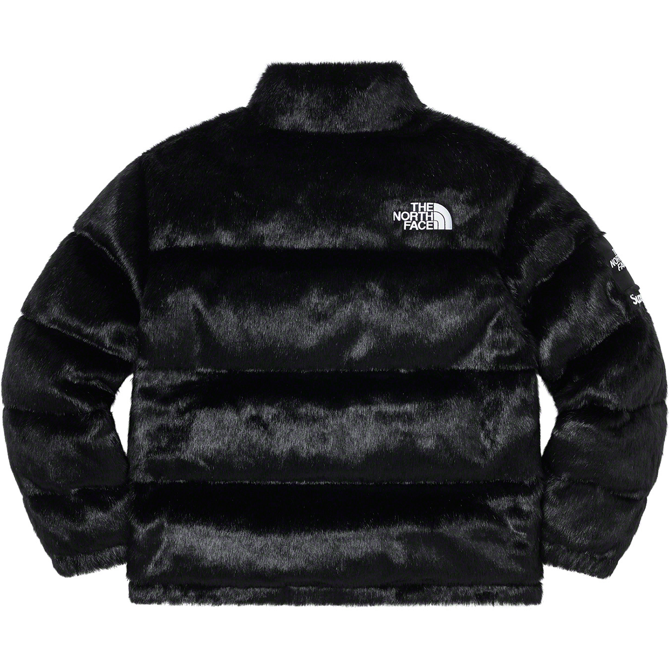 supreme North Face Faux Fur black ヌプシ s