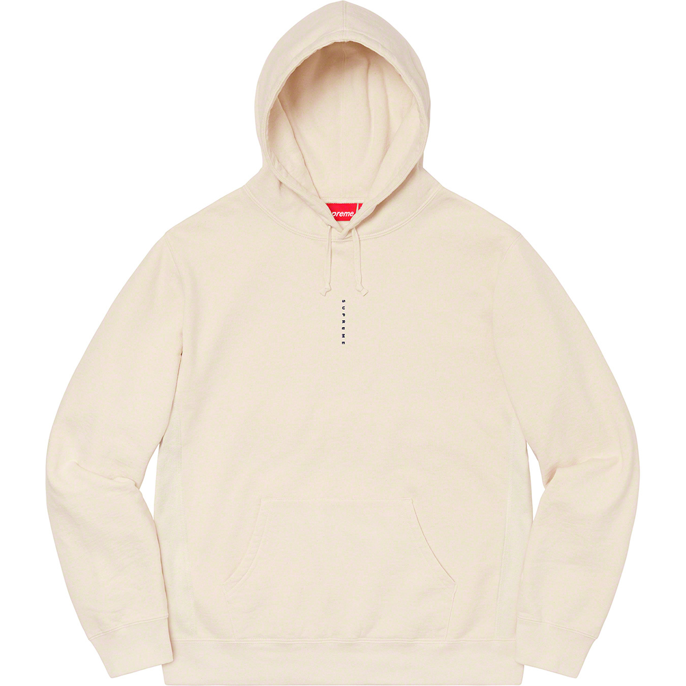 Micro Logo Hooded Sweatshirt Natural M