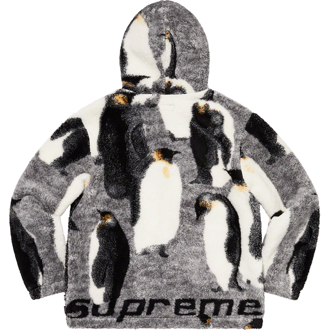 Penguins Hooded Fleece Jacket | Supreme 20fw