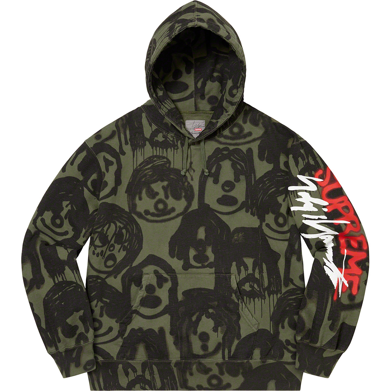 20FW Supreme Yohji Yamamoto hoodie L