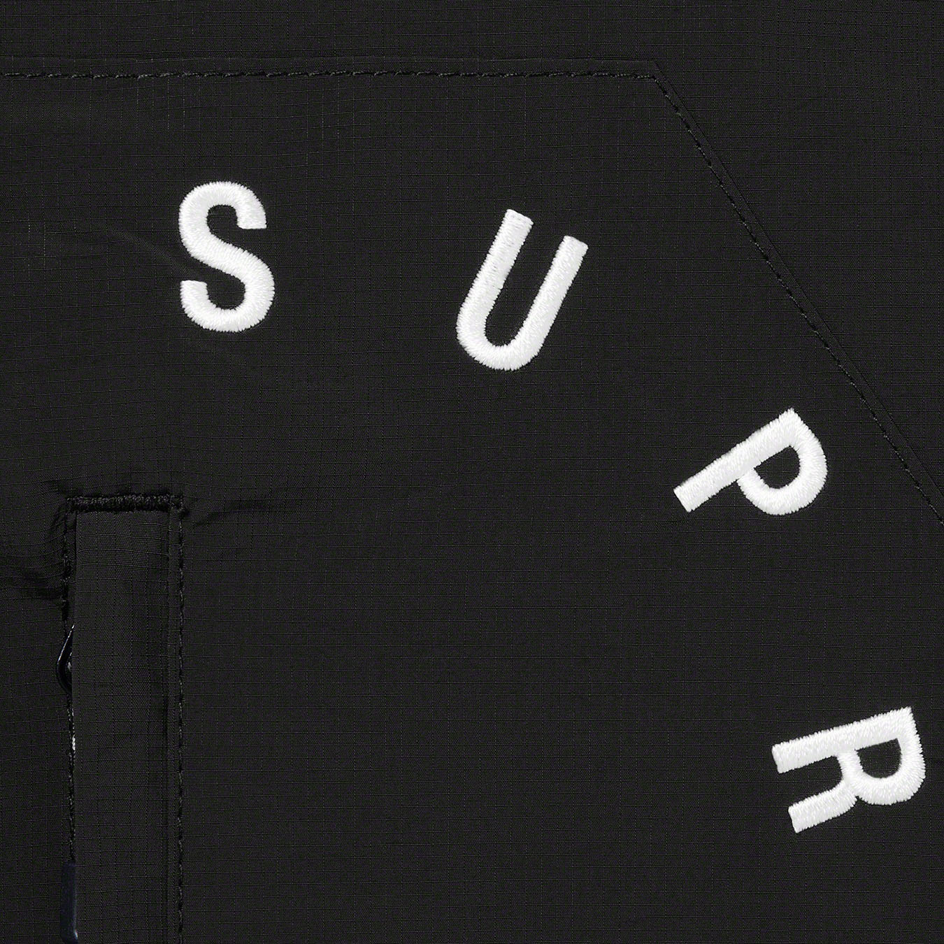 Supreme Curve Logos Ripstop Jacket